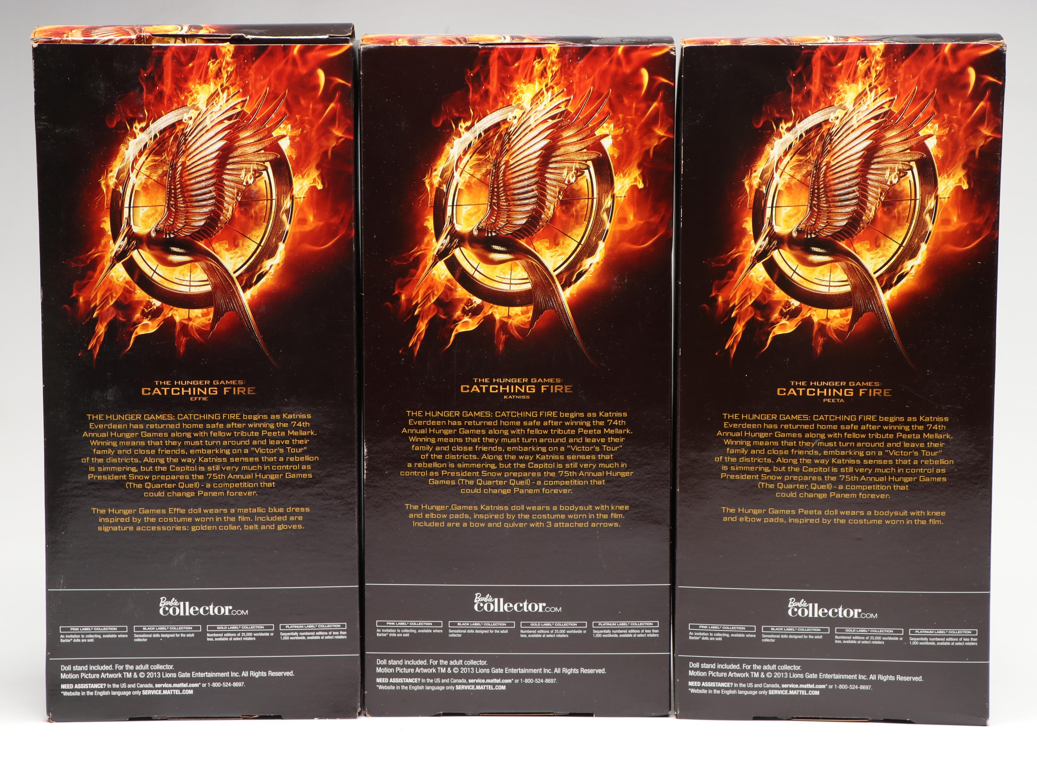 Barbie Black Label "The Hunger Games: Catching Fire" and "Divergent" Dolls