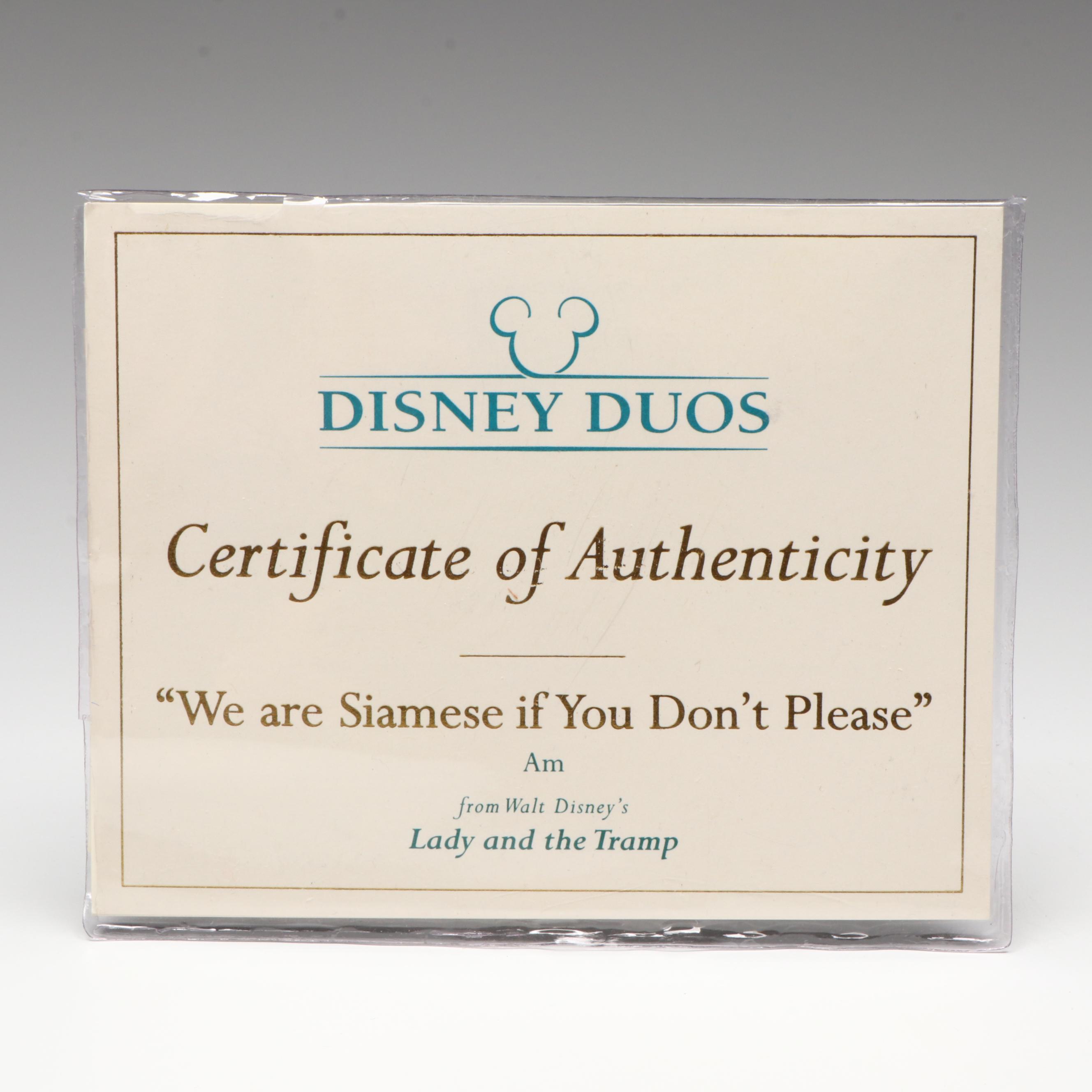 Disney "Patient Pal" and "Persistent Pup" with More Lady and the Tramp Figurines