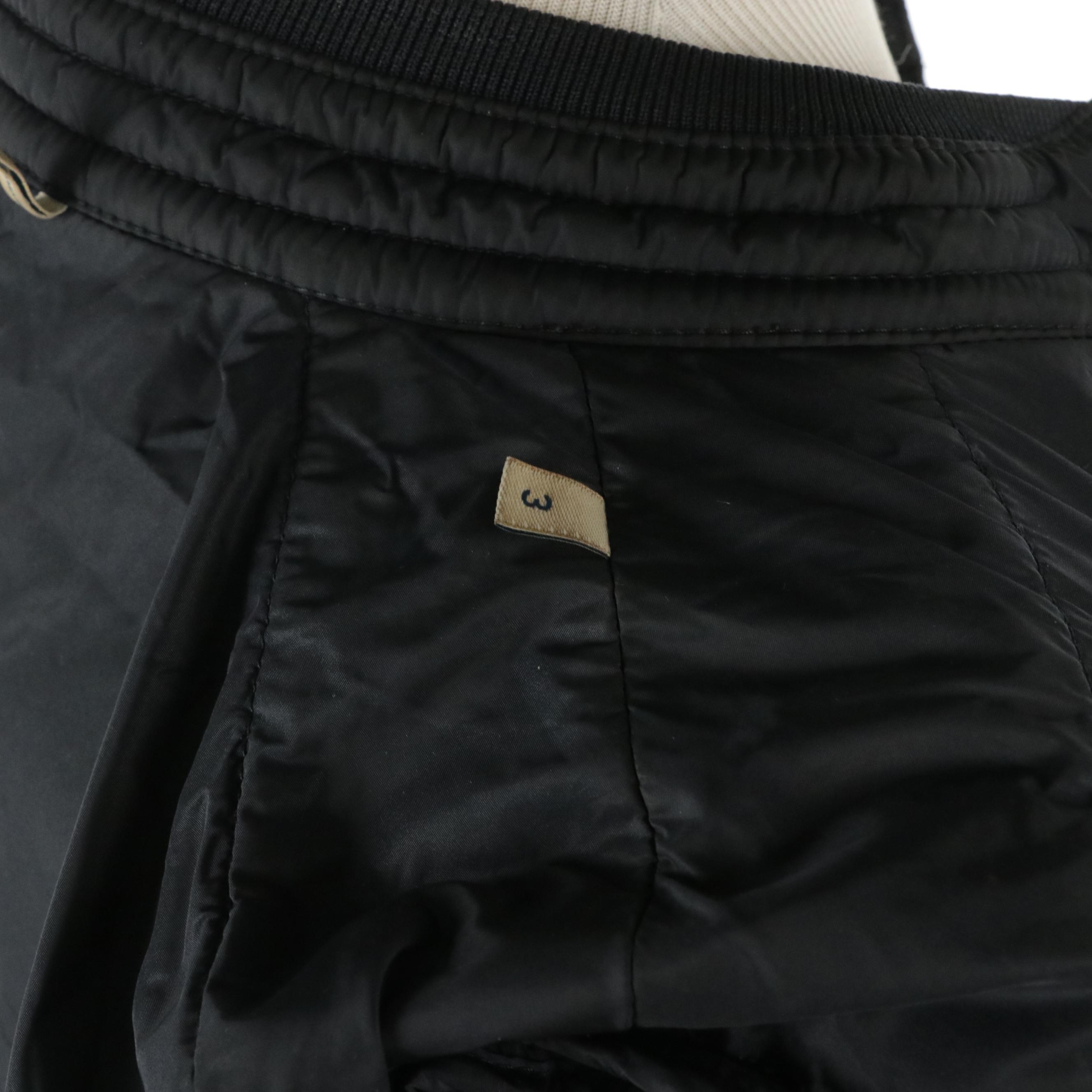 Moncler Classic Fabrice Jacket in Navy Blue Mesh and Nylon