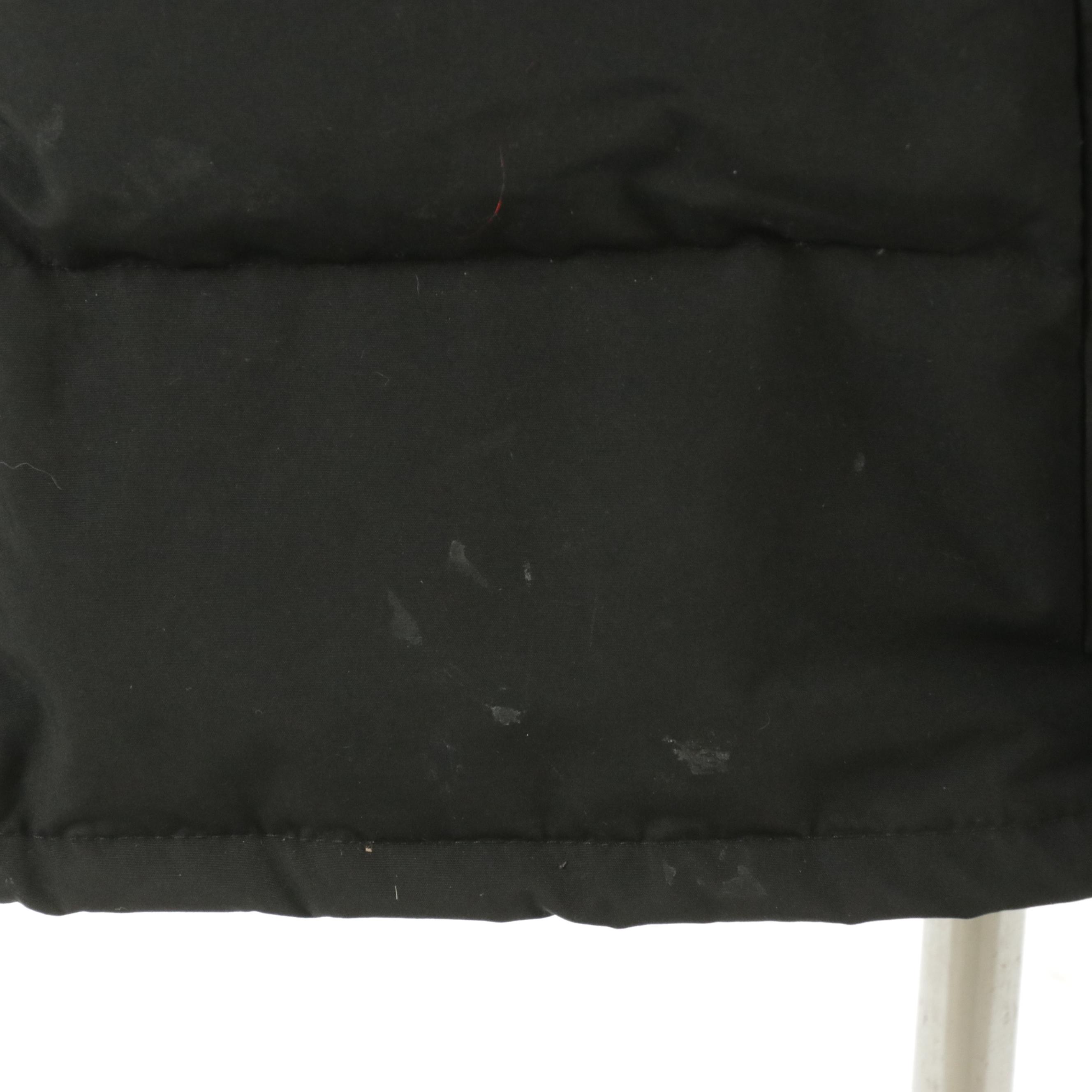 Canada Goose "Shelburne" Mid-Length Parka in Black Nylon