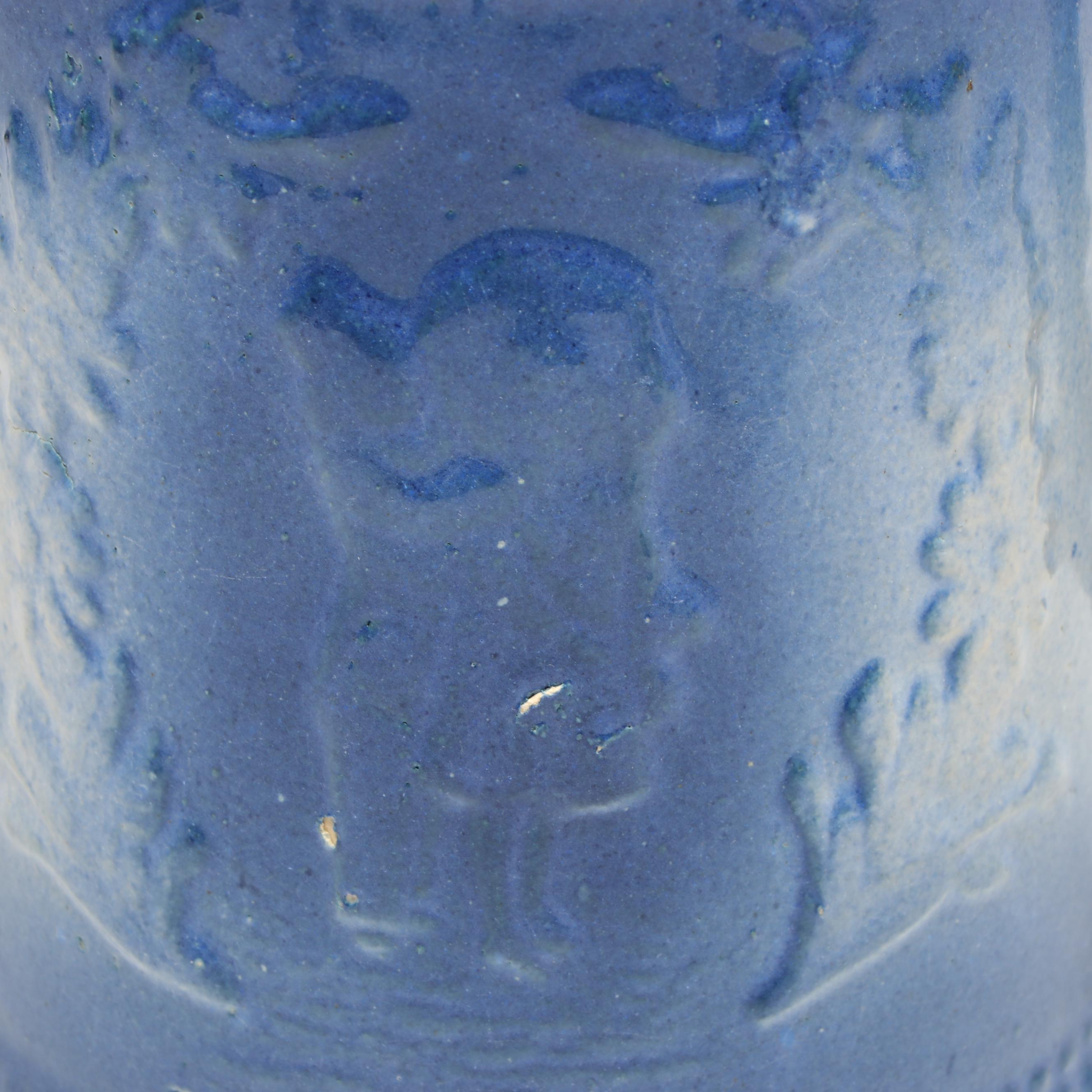 Blue and White Salt Glazed Stoneware and Staffordshire Style Pitchers