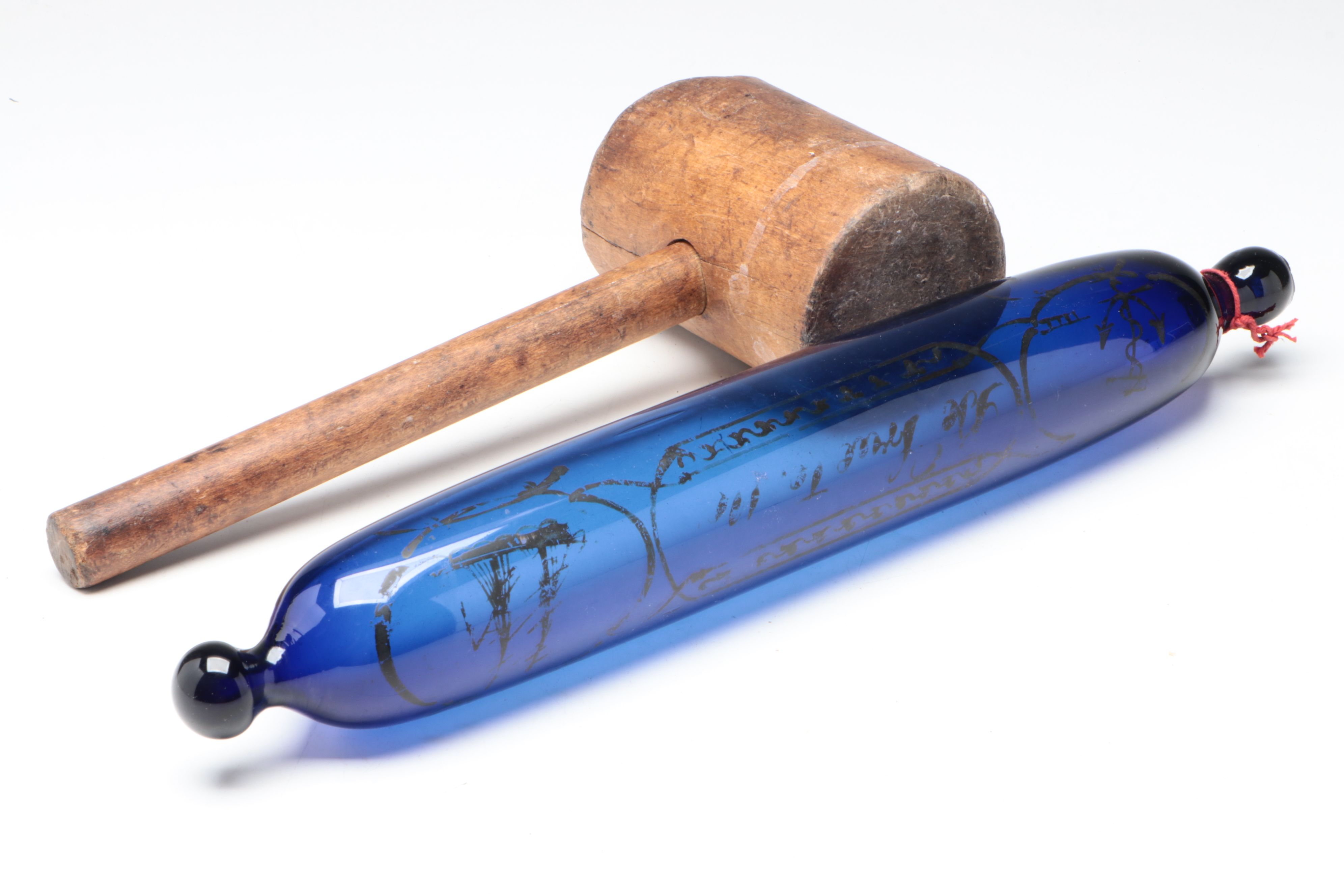 Swirl Enamelware Funnel, Malted Milk Mixer and Other Vintage Kitchen Gadgets