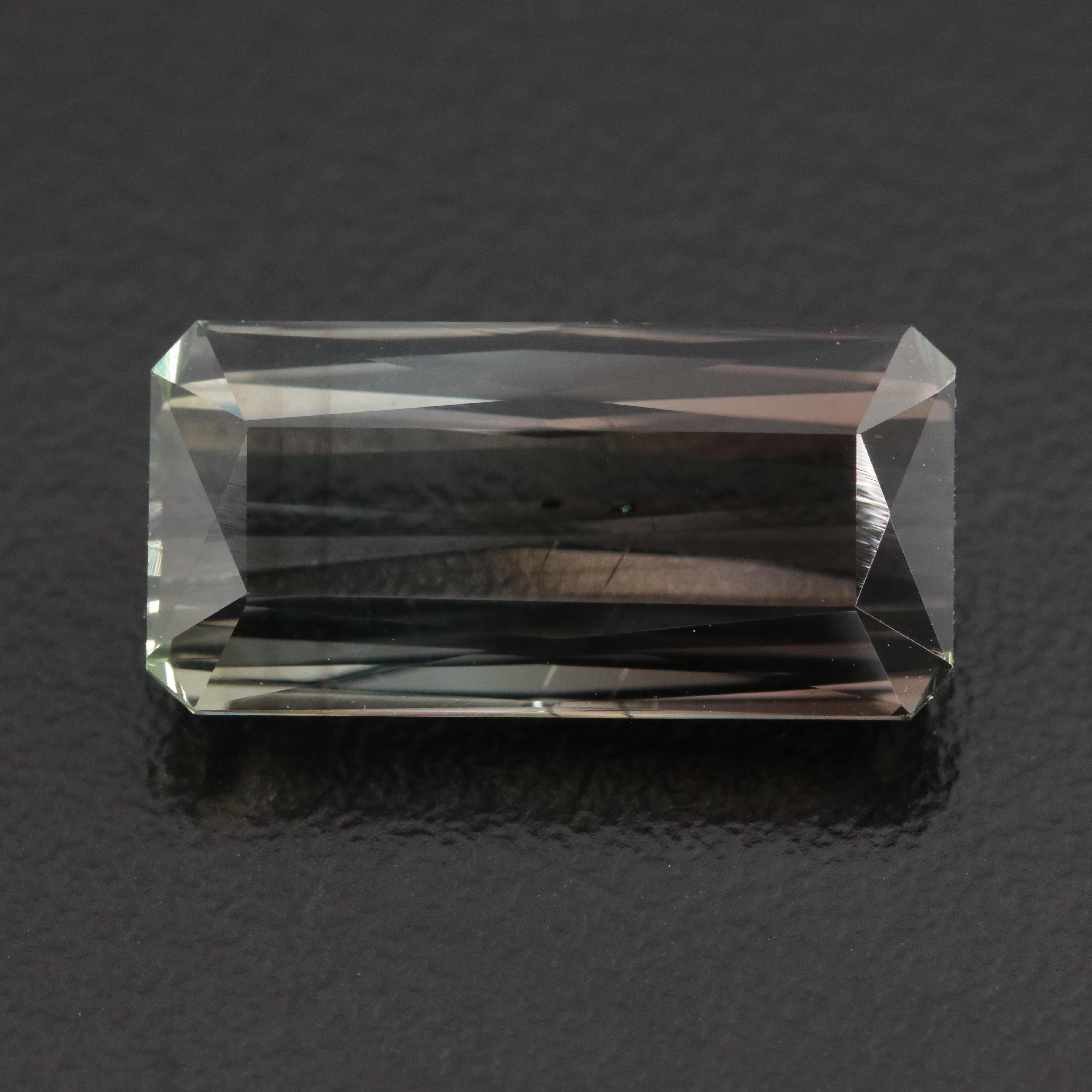Loose 8.59 CT Parti-Colored Tourmaline