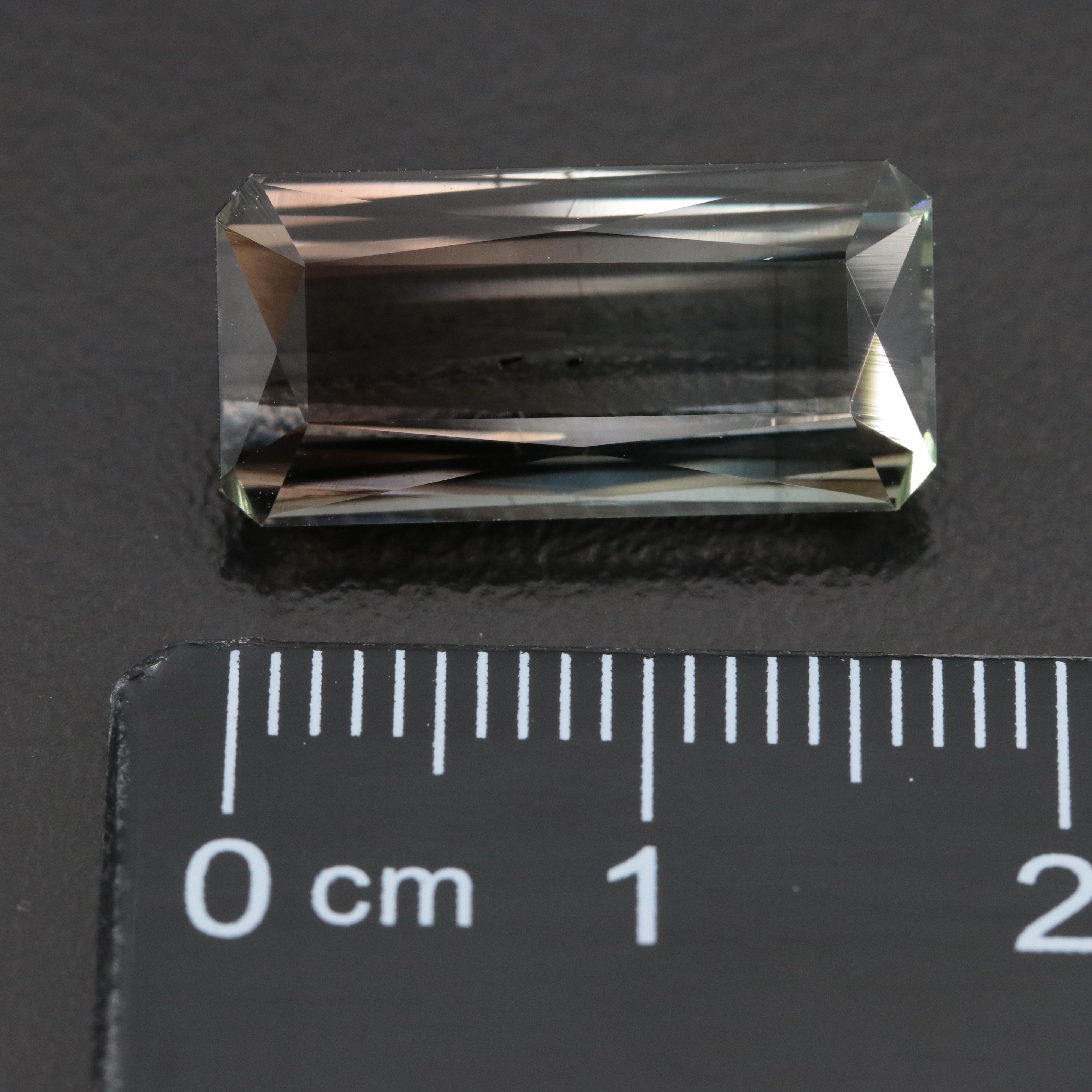 Loose 8.59 CT Parti-Colored Tourmaline
