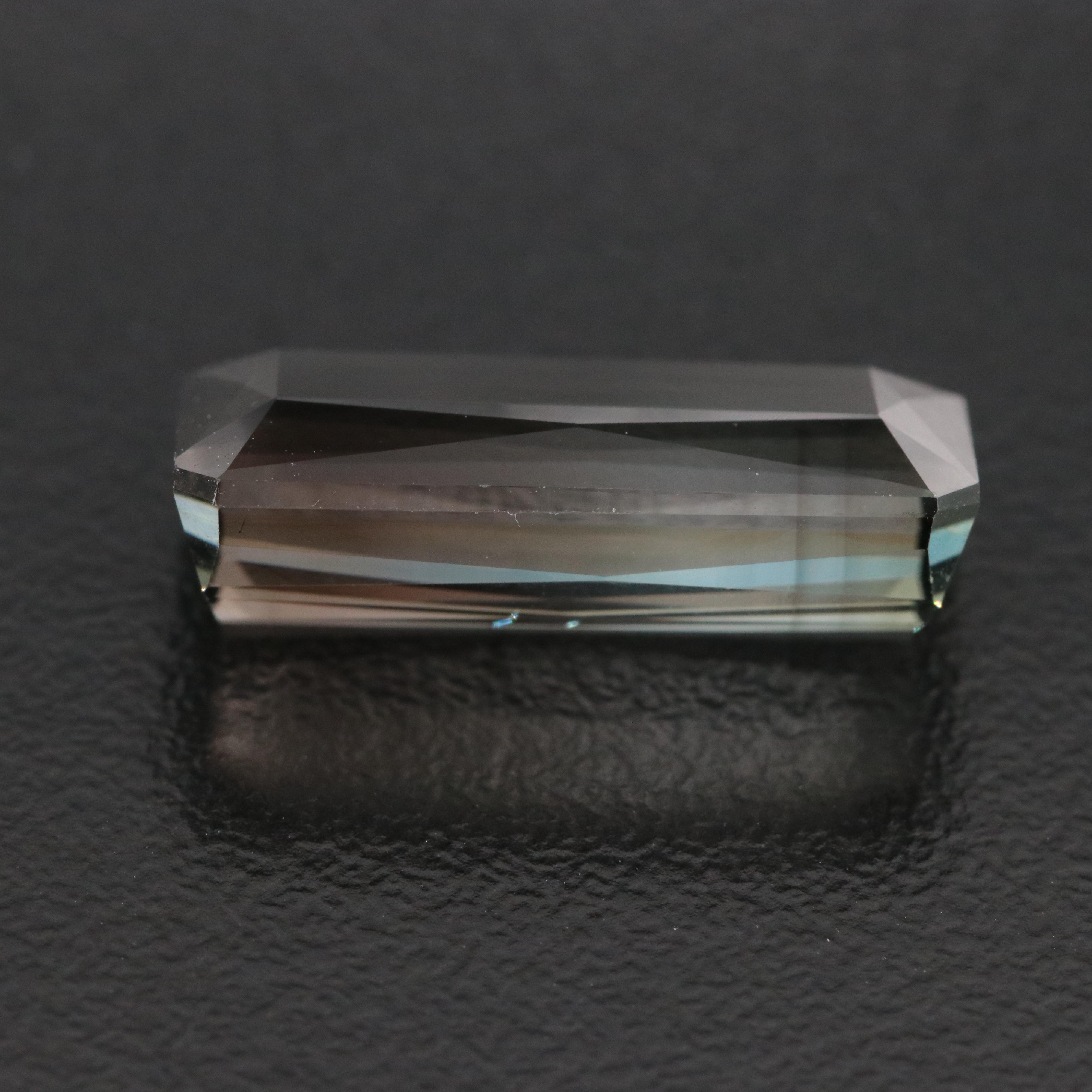 Loose 8.59 CT Parti-Colored Tourmaline