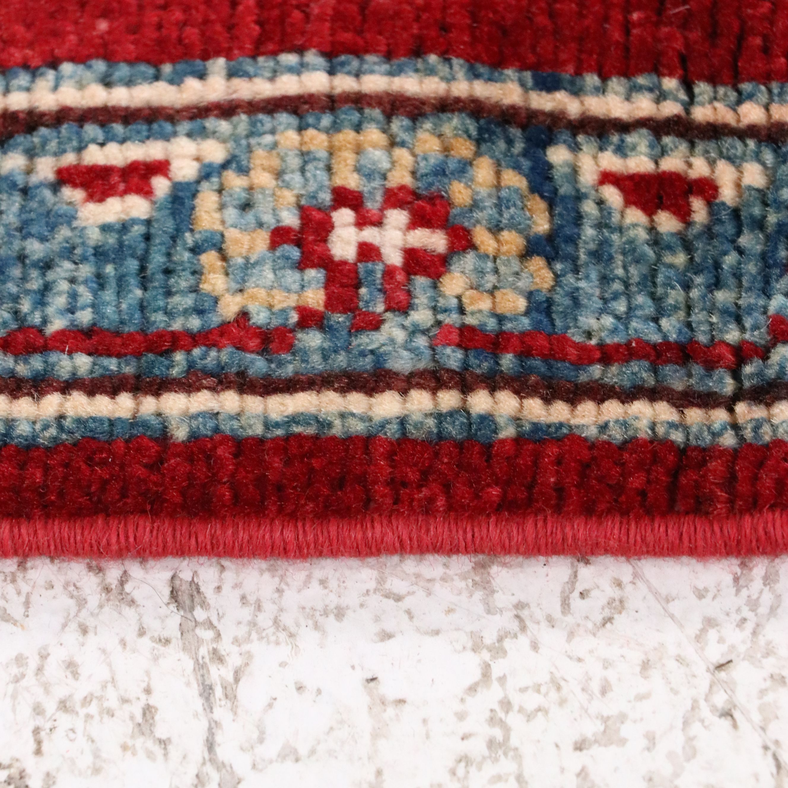 2'8 x 8'4 Hand-Knotted Pakistani Kazak Carpet Runner