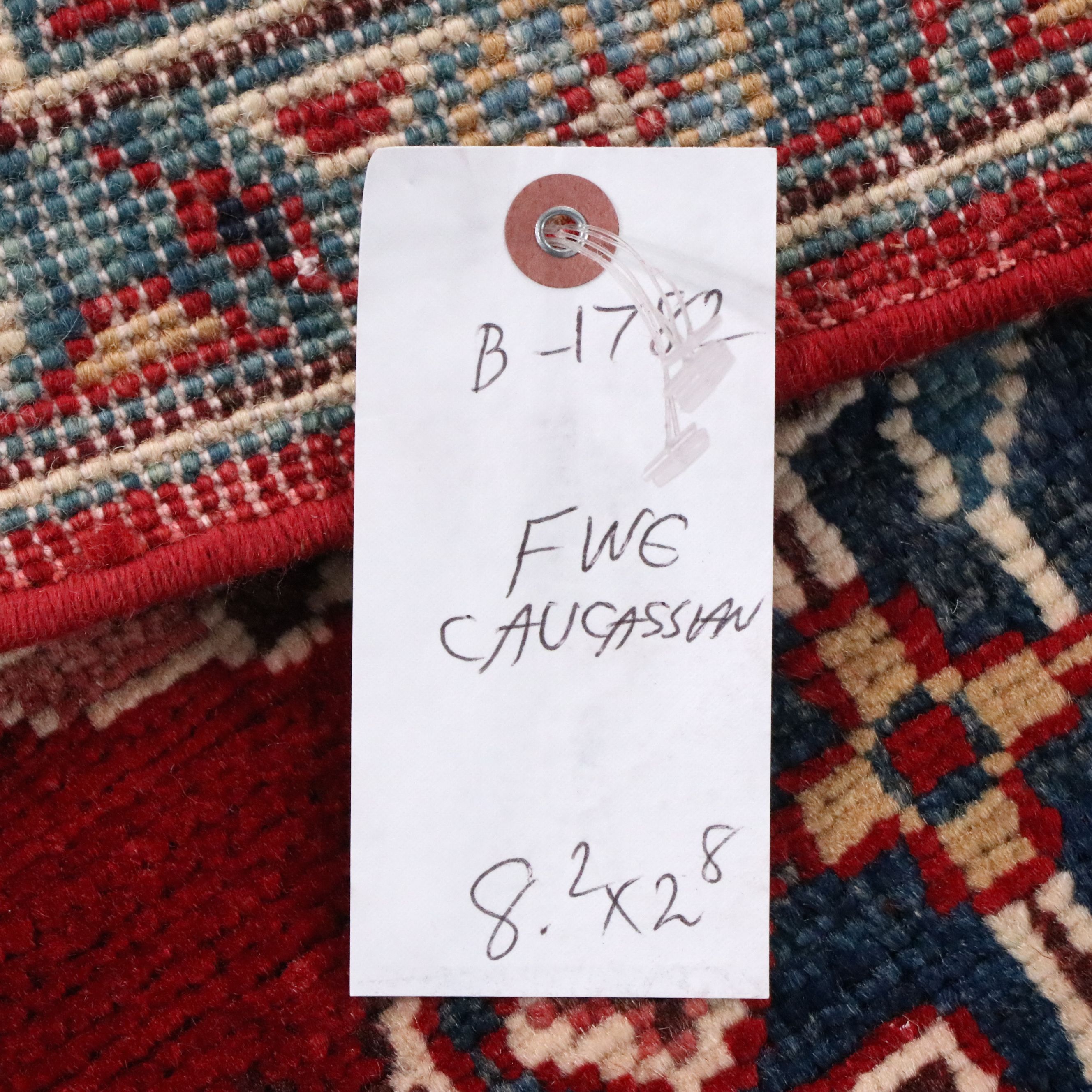 2'8 x 8'4 Hand-Knotted Pakistani Kazak Carpet Runner