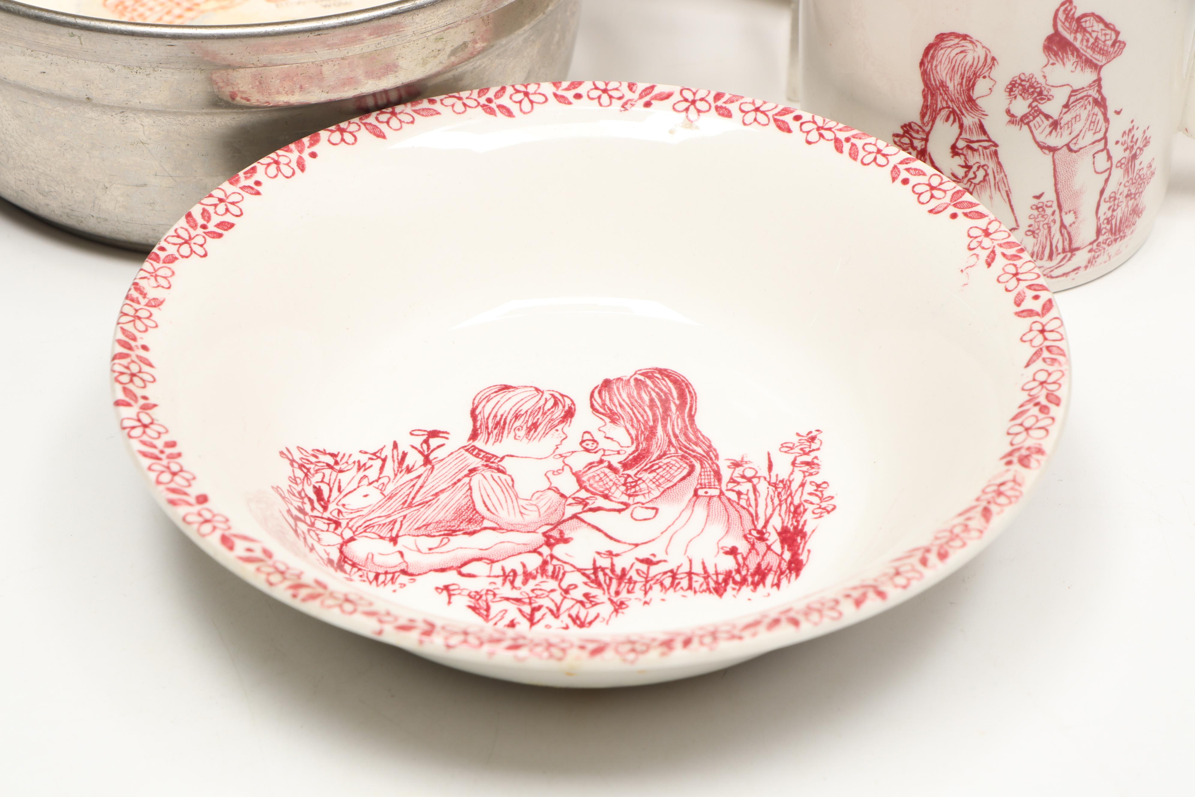 Roseville "Juvenile Baby Bunnies" with German and More Dinnerware