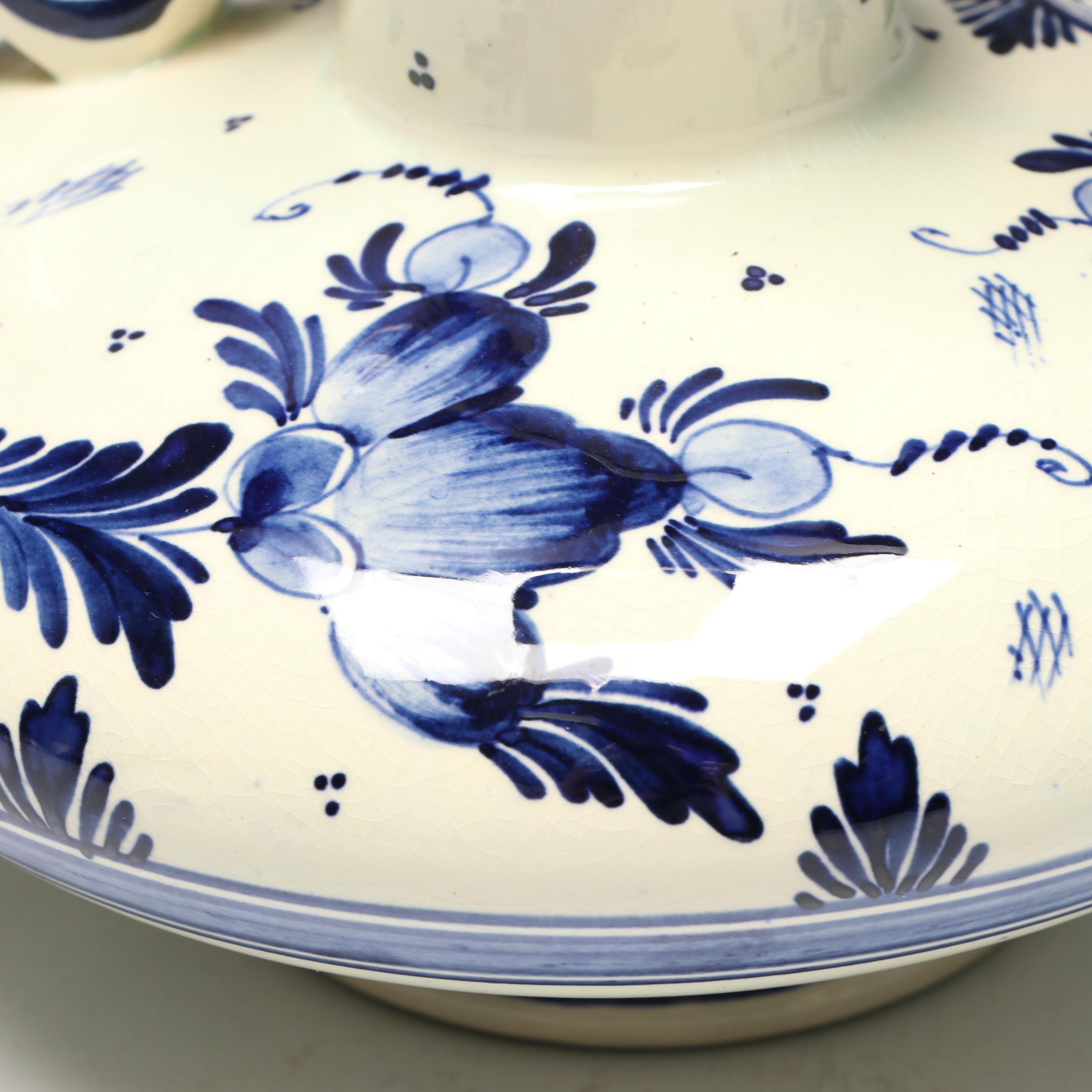 Delft Earthenware Windmill Ewer