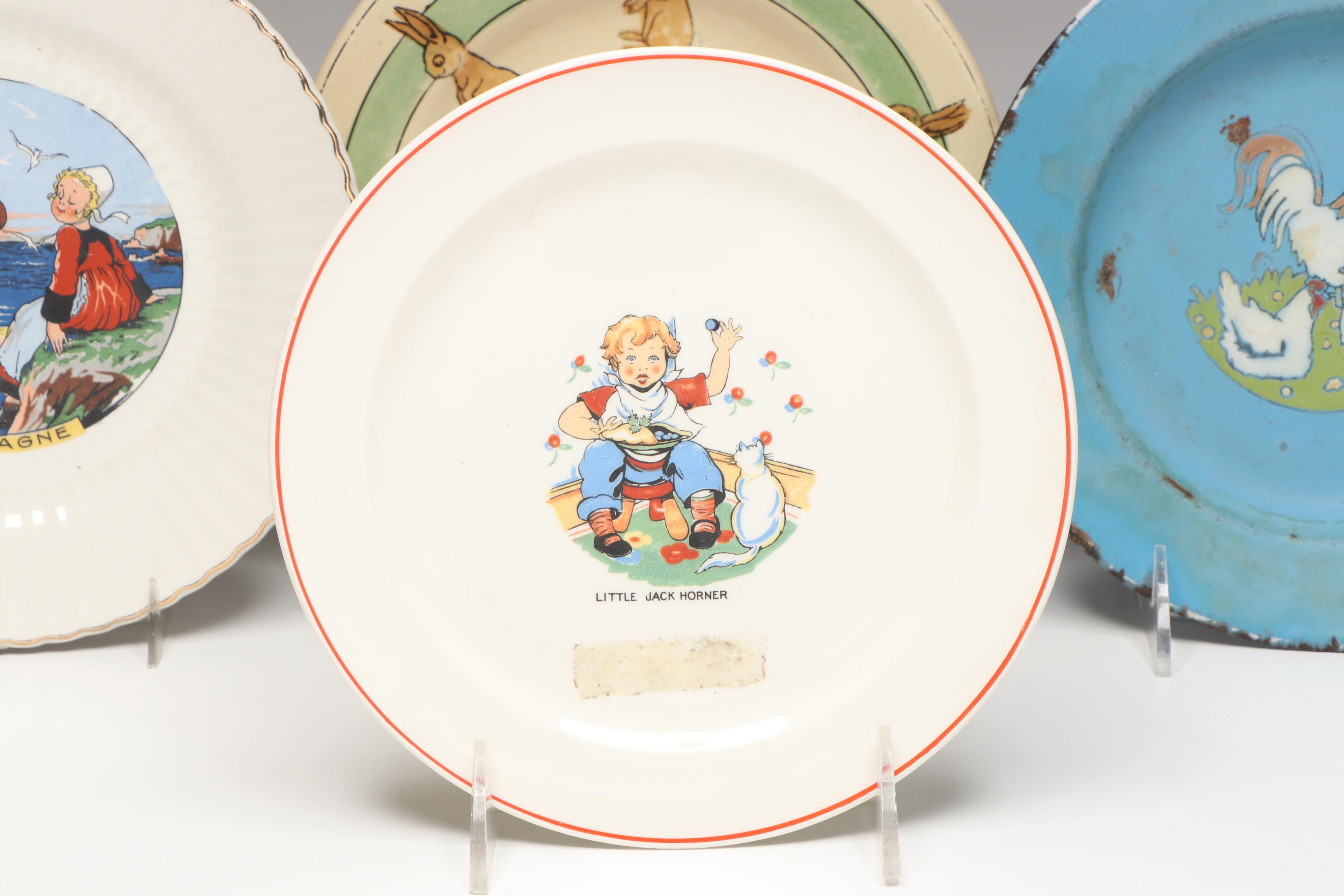 Roseville "Juvenile Baby Bunnies" with German and More Dinnerware