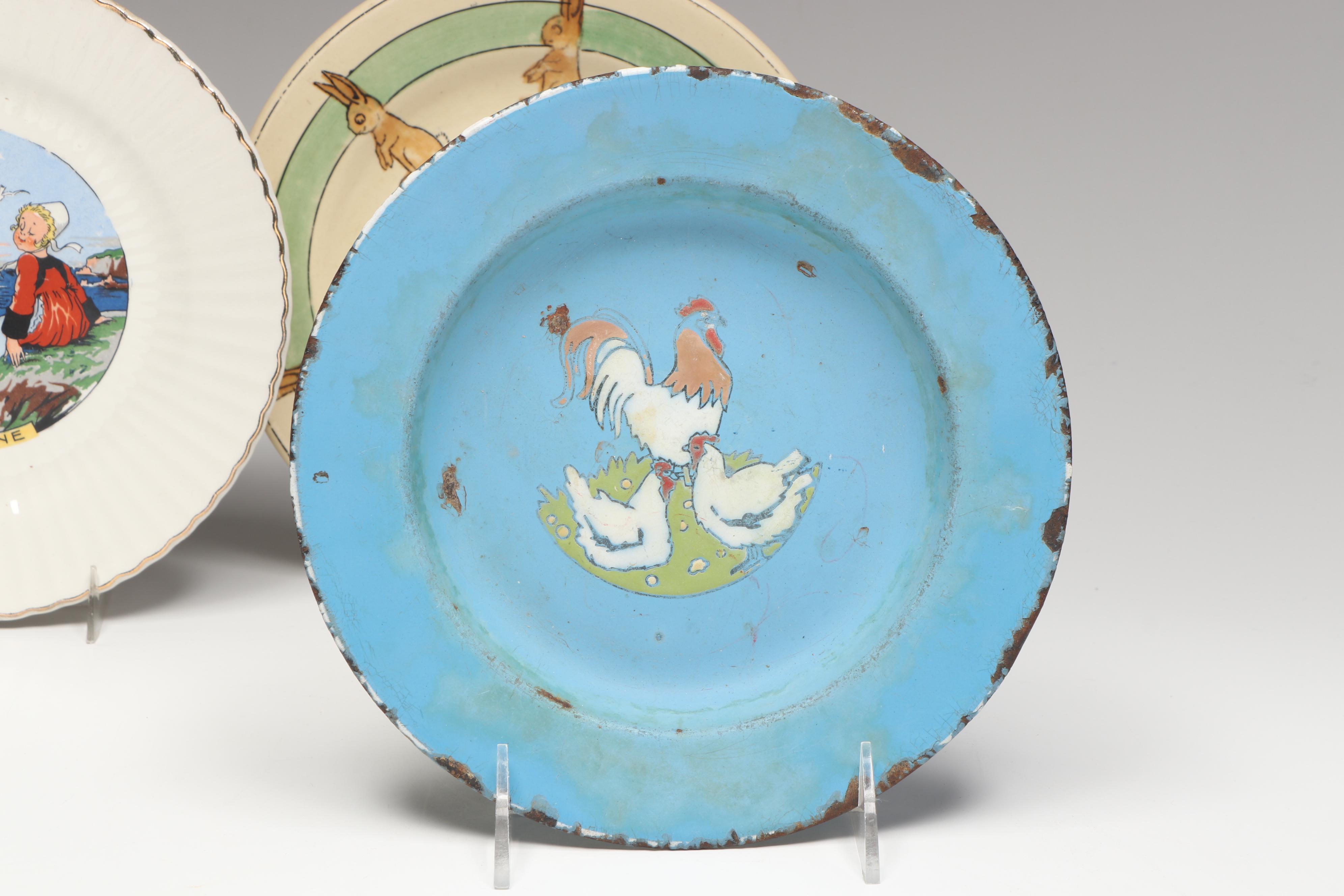 Roseville "Juvenile Baby Bunnies" with German and More Dinnerware