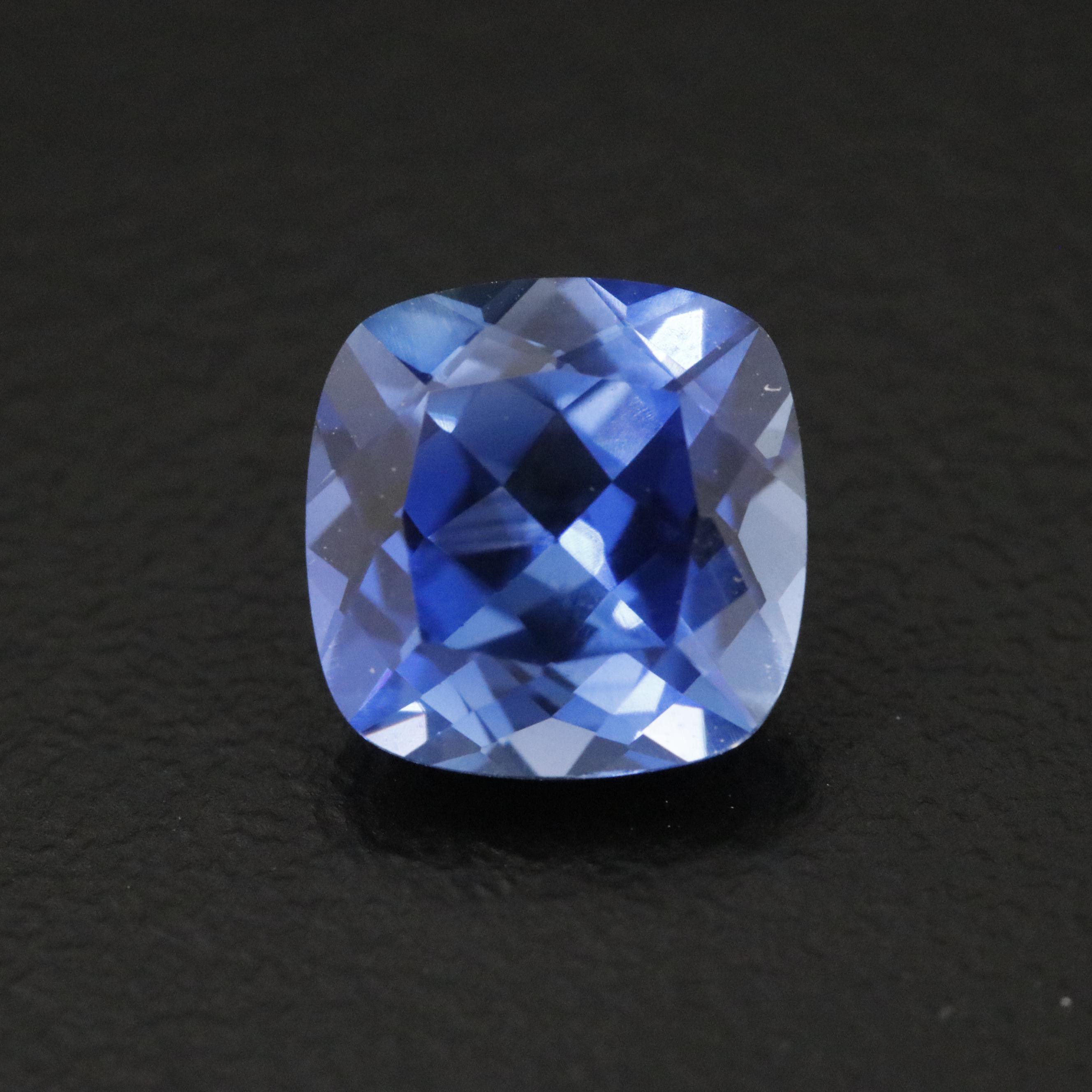 Loose 3.05 CT Lab Grown Sapphire