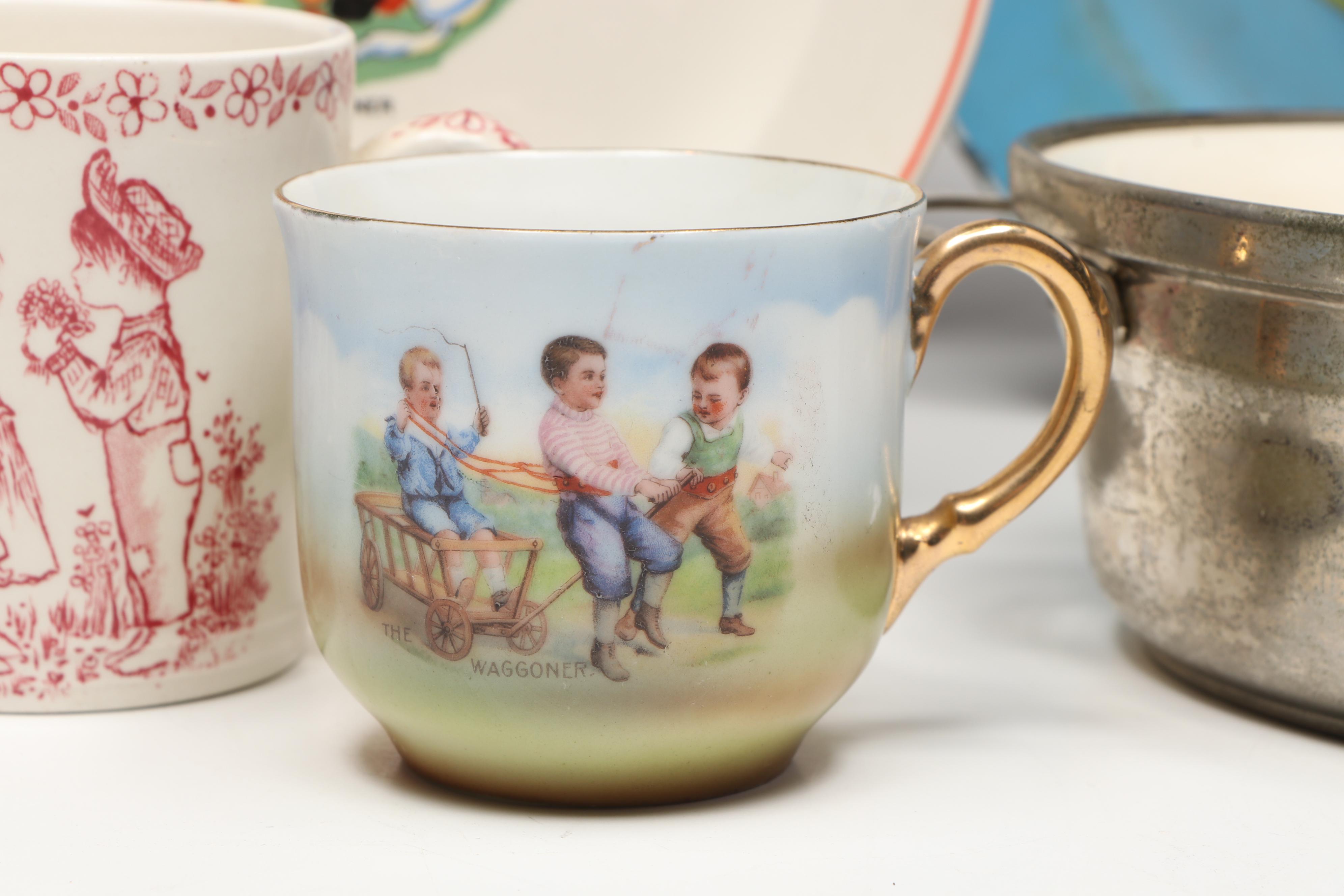 Roseville "Juvenile Baby Bunnies" with German and More Dinnerware