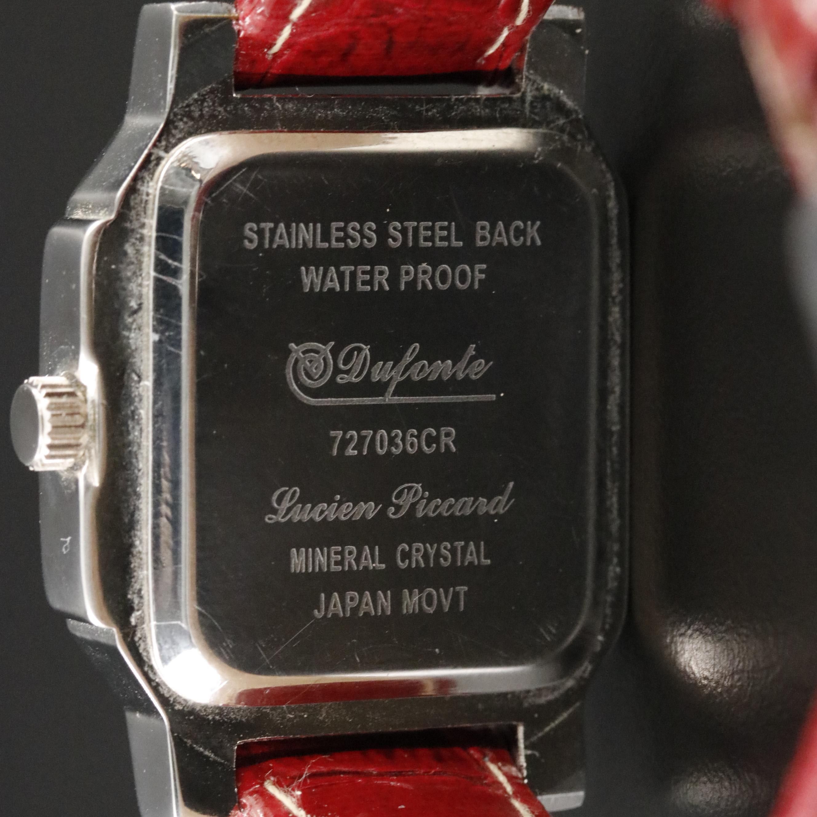 Lucien Piccard Dufonte Mother-of-Pearl Dial and Swarovski Crystal Watch