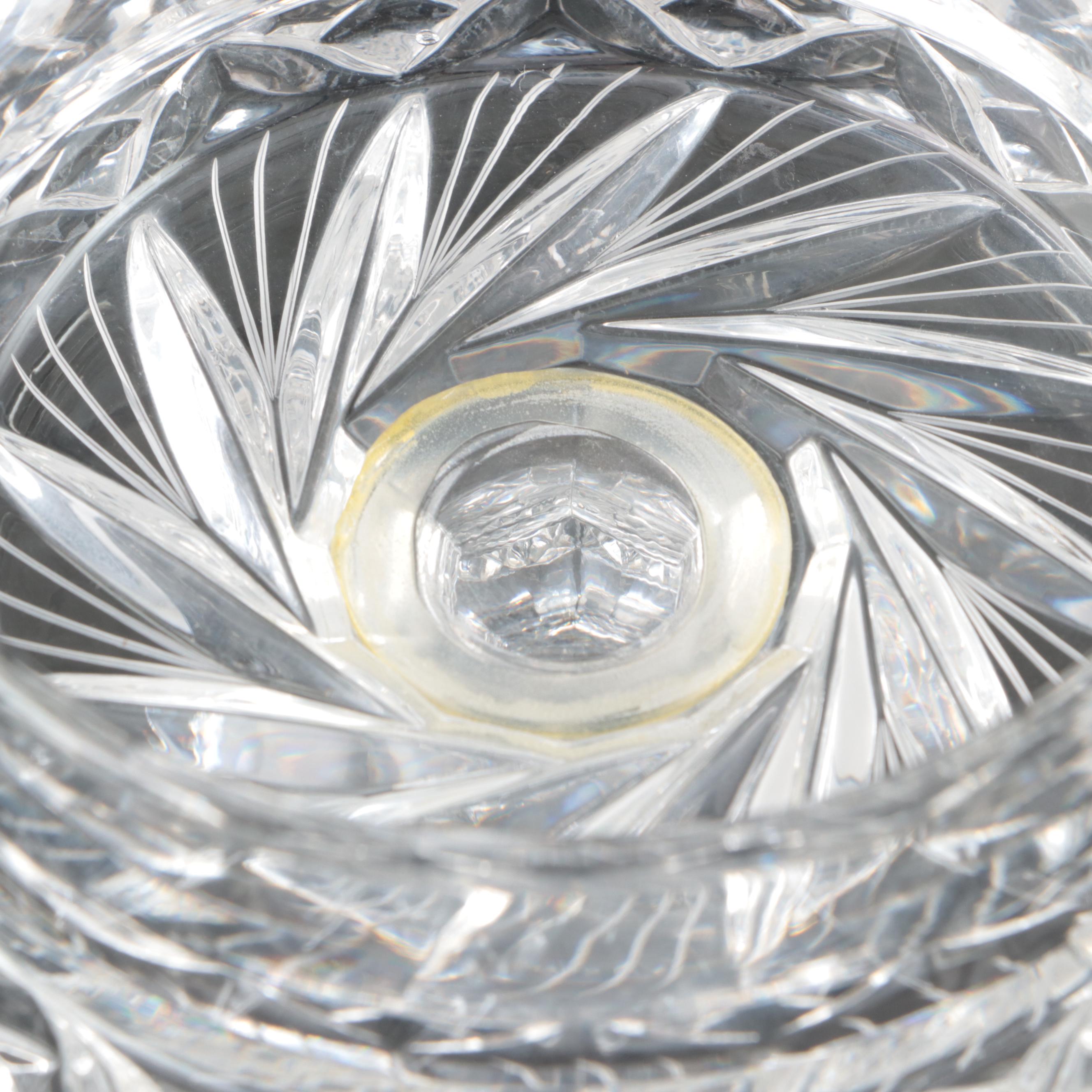 Waterford "Glandore" Vase with Other Glass Table Accessories