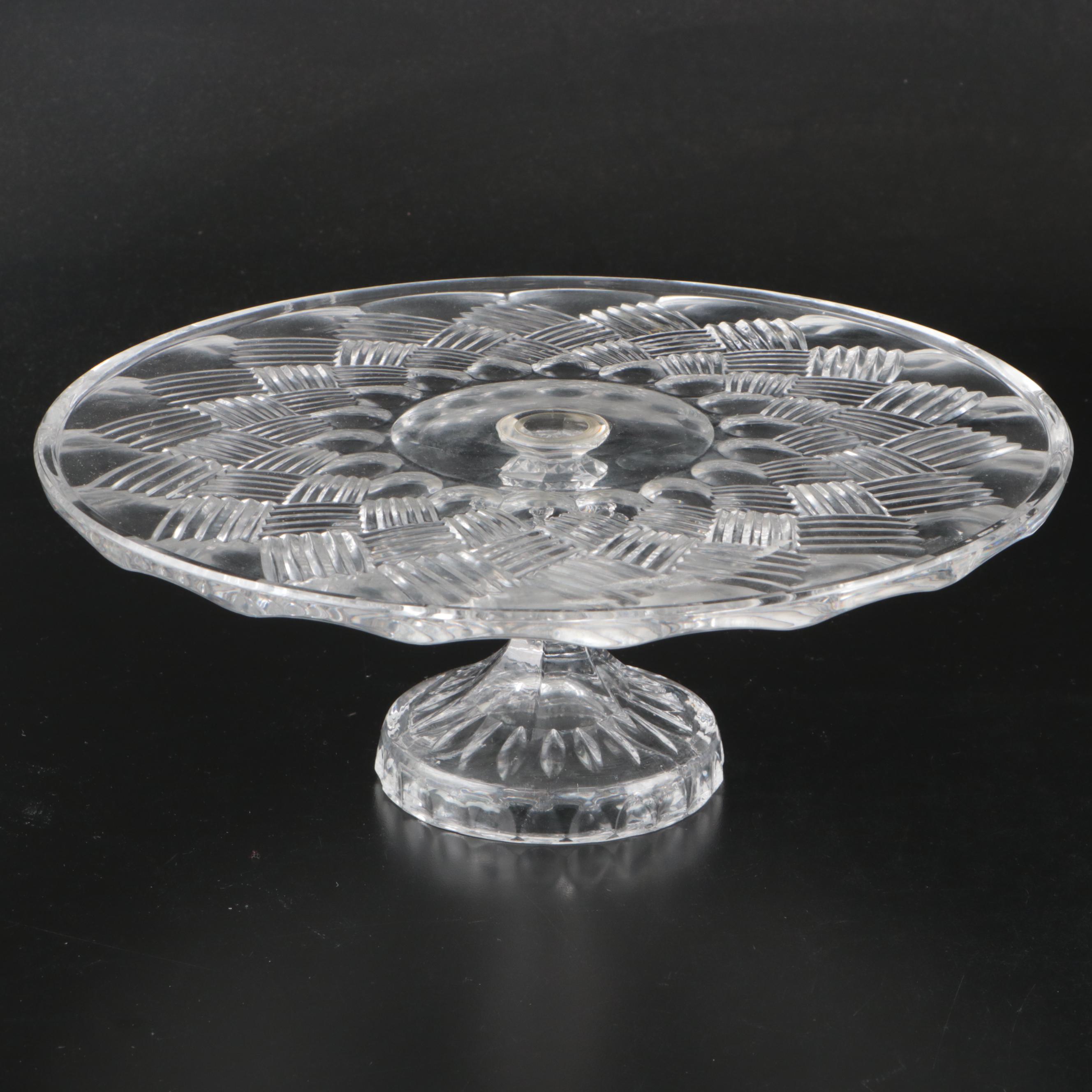 Waterford "Glandore" Vase with Other Glass Table Accessories