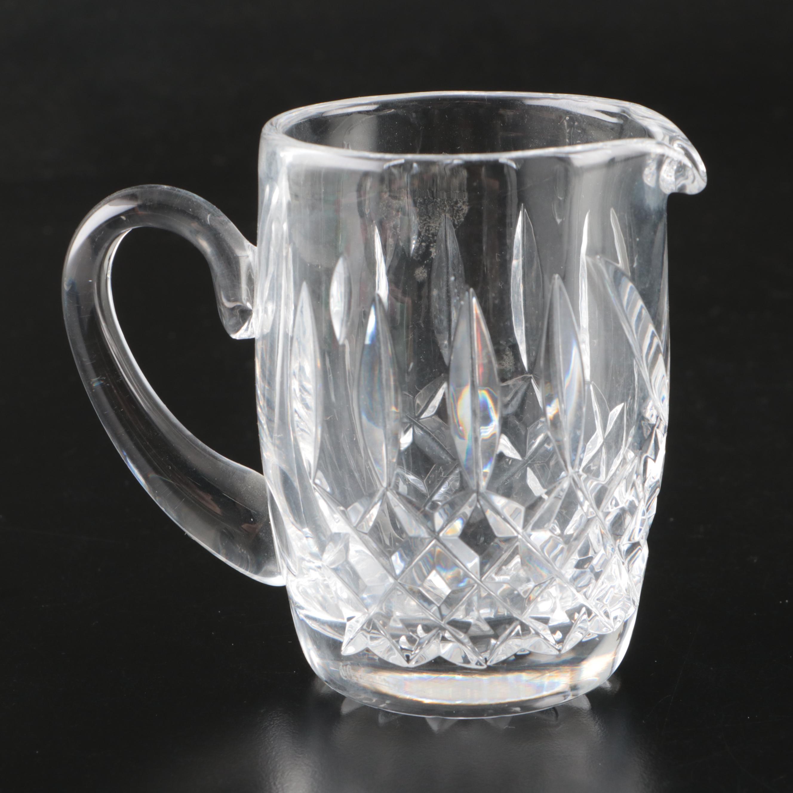 Waterford "Glandore" Vase with Other Glass Table Accessories