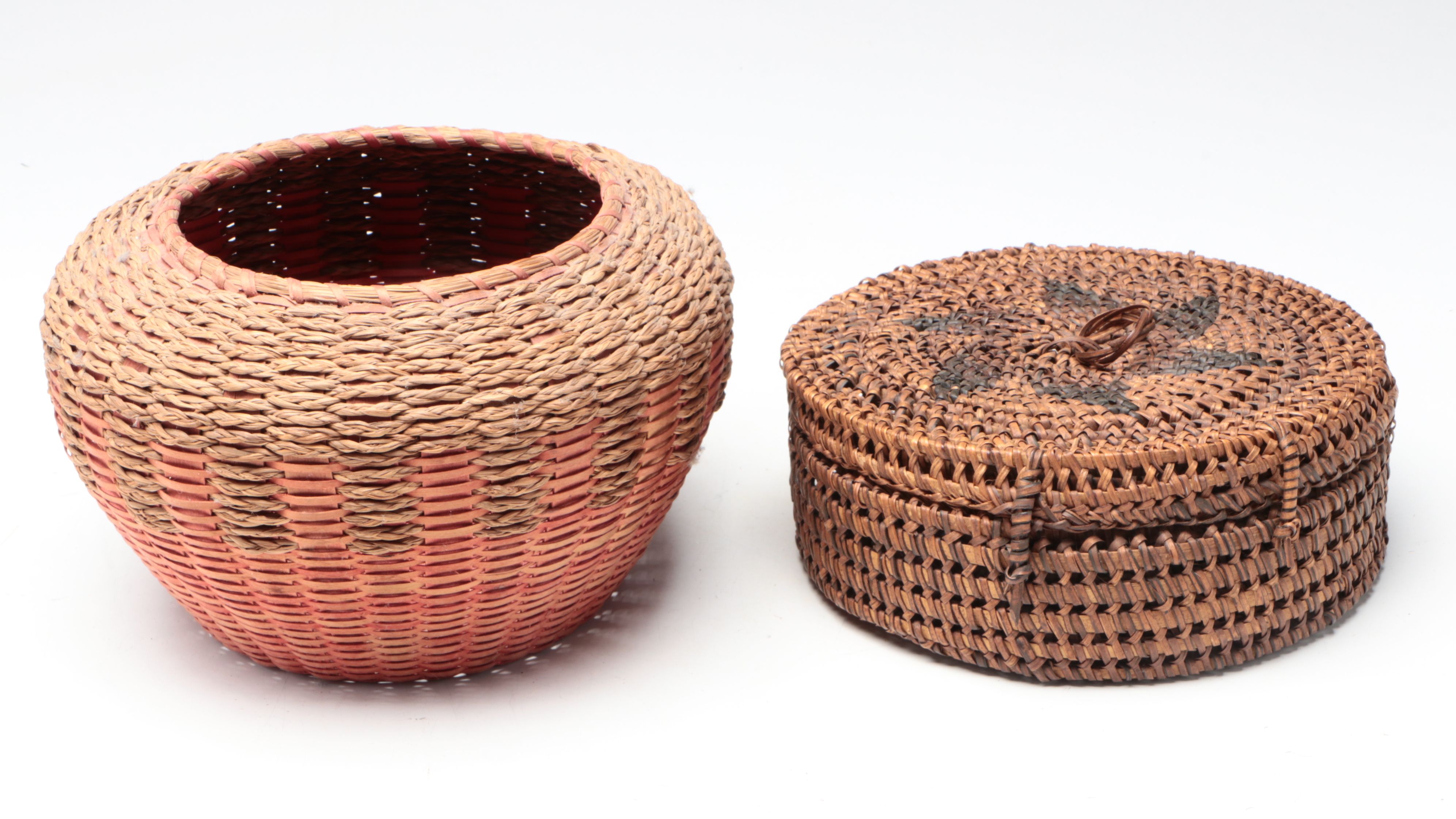 Central American Indigenous Hand-Woven and Other Coiled Baskets