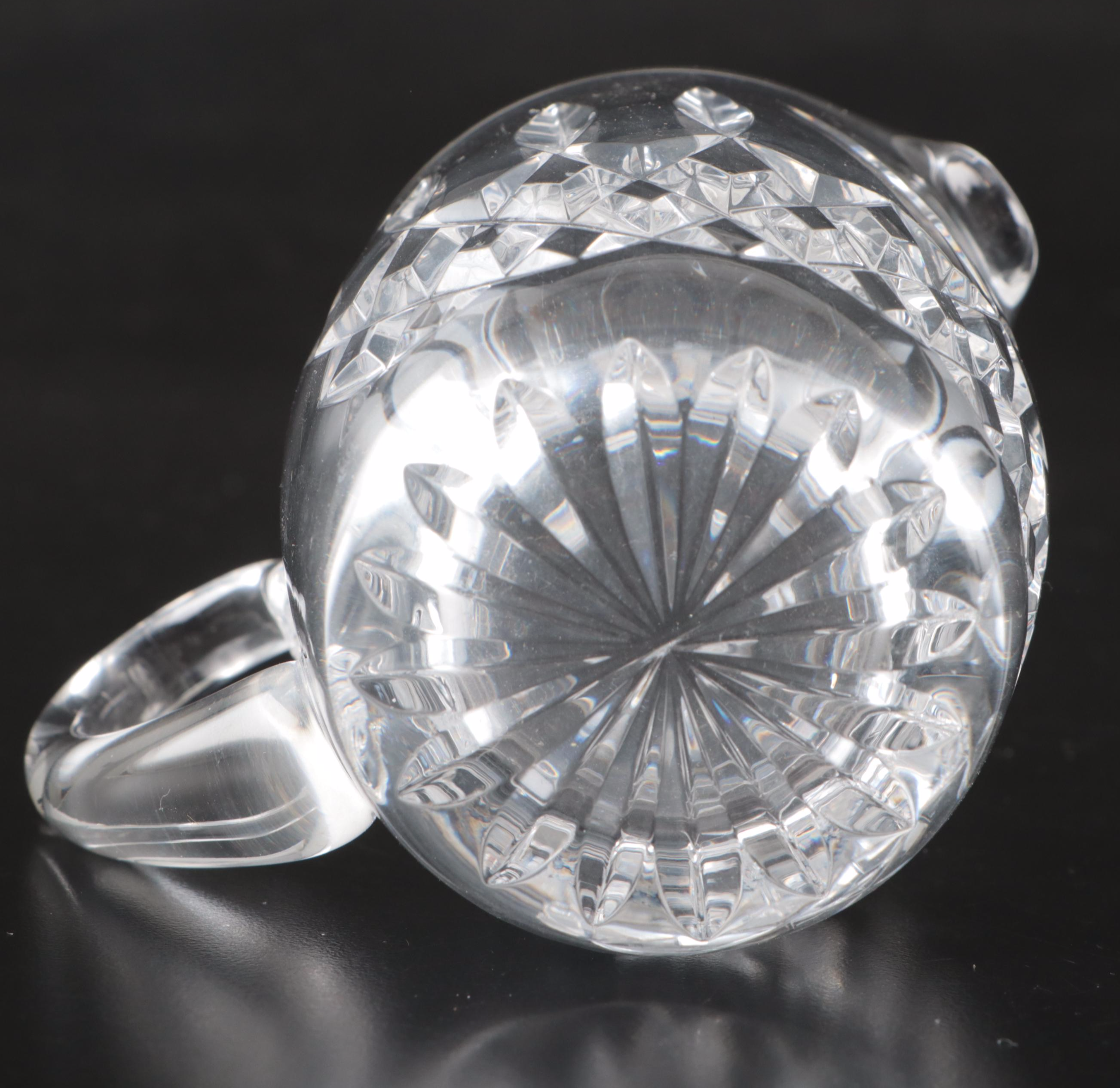 Waterford "Glandore" Vase with Other Glass Table Accessories