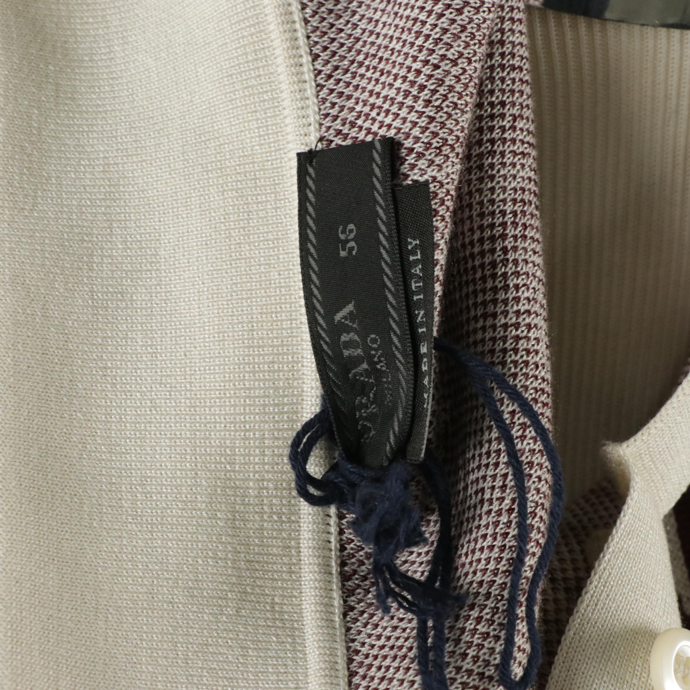 Men's Prada Printed Silk and Cotton Blend Knit Polo Shirt