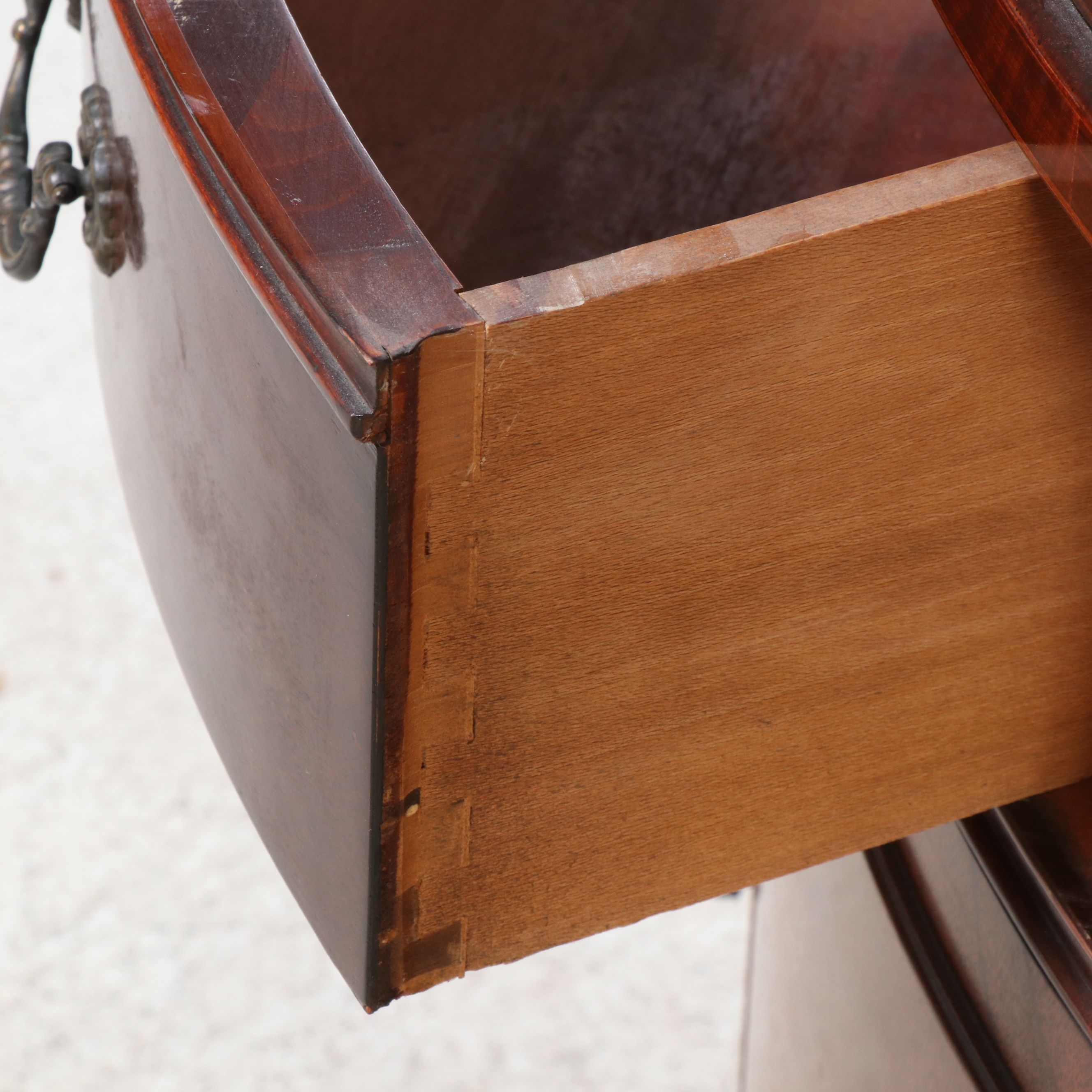 Regency Style Mahogany Domed Curio Cabinet