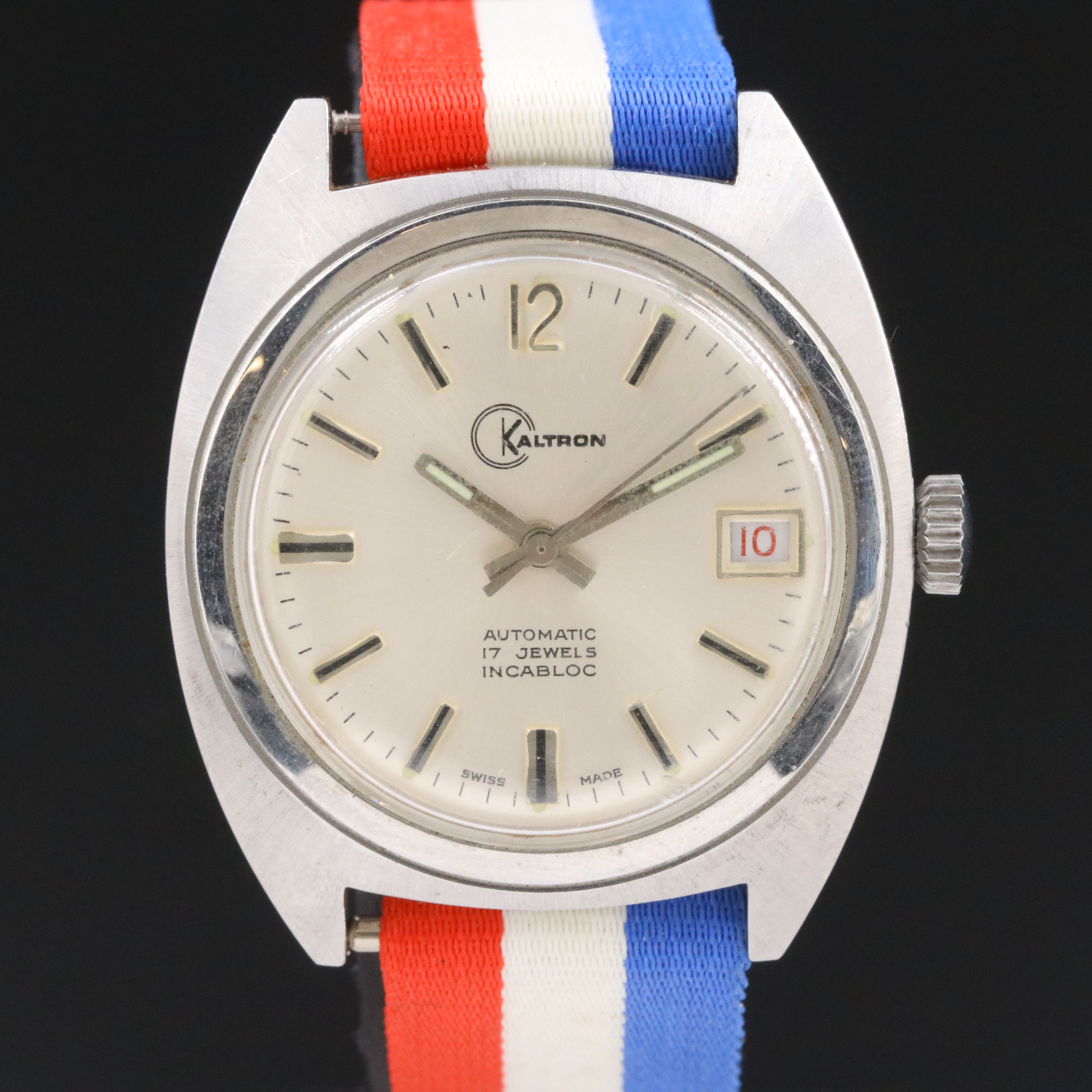 Kaltron Stainless Steel Incabloc Automatic Watch #1318