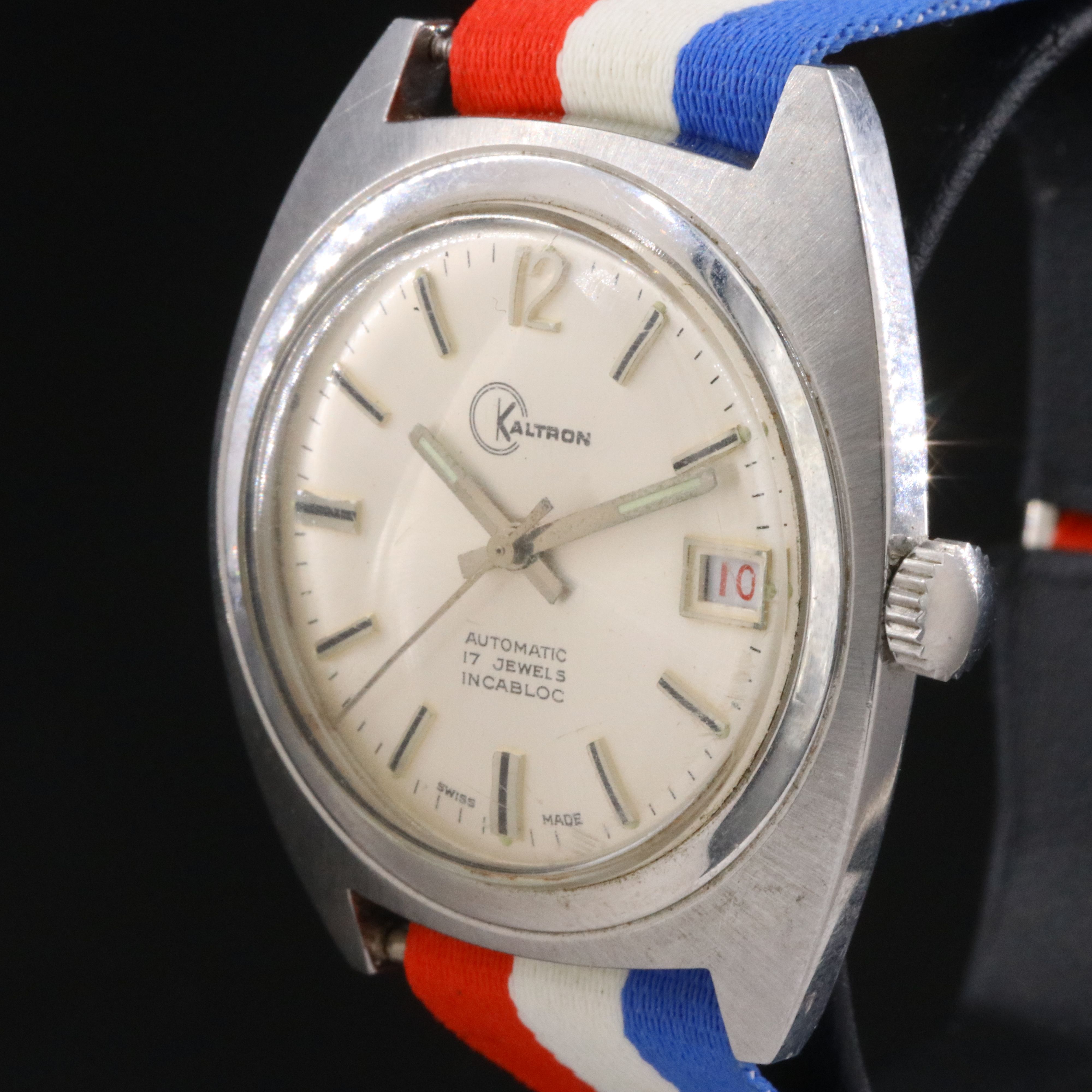 Kaltron Stainless Steel Incabloc Automatic Watch #1318