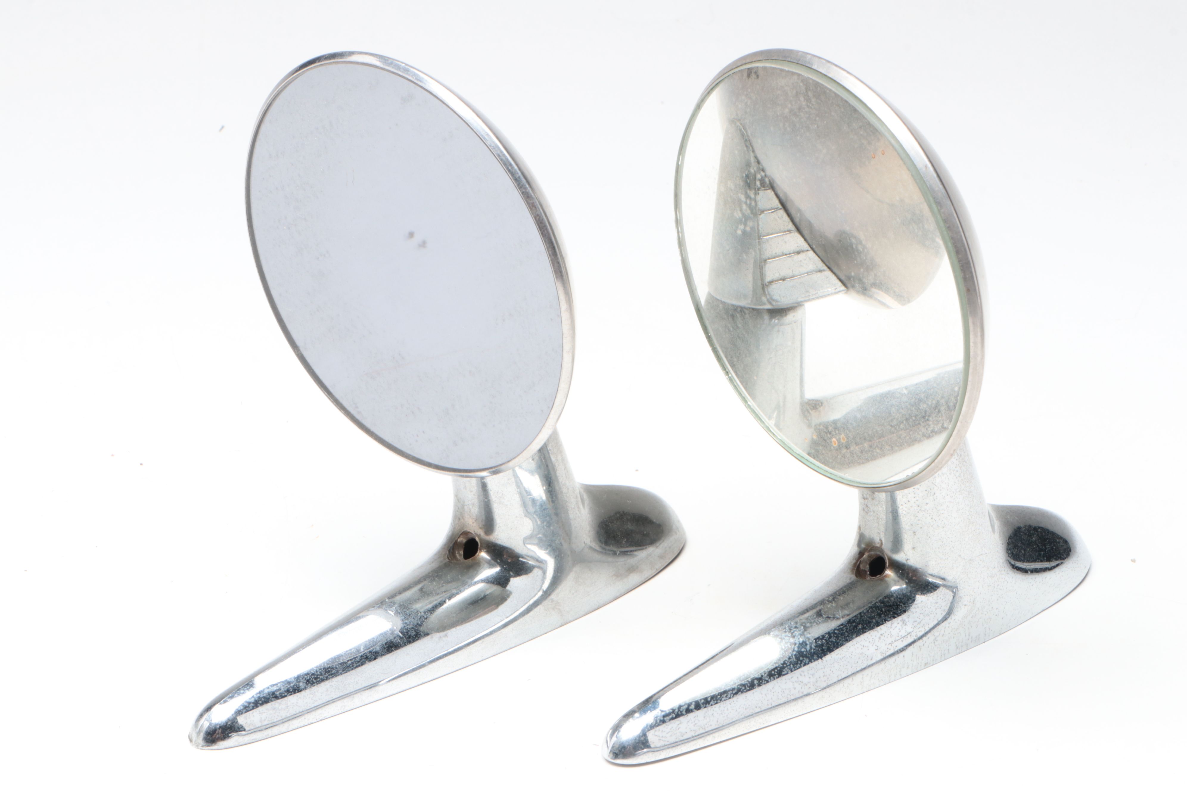 Ford, Chevrolet and Other Vintage Chrome Hood Ornaments and Side Mirrors