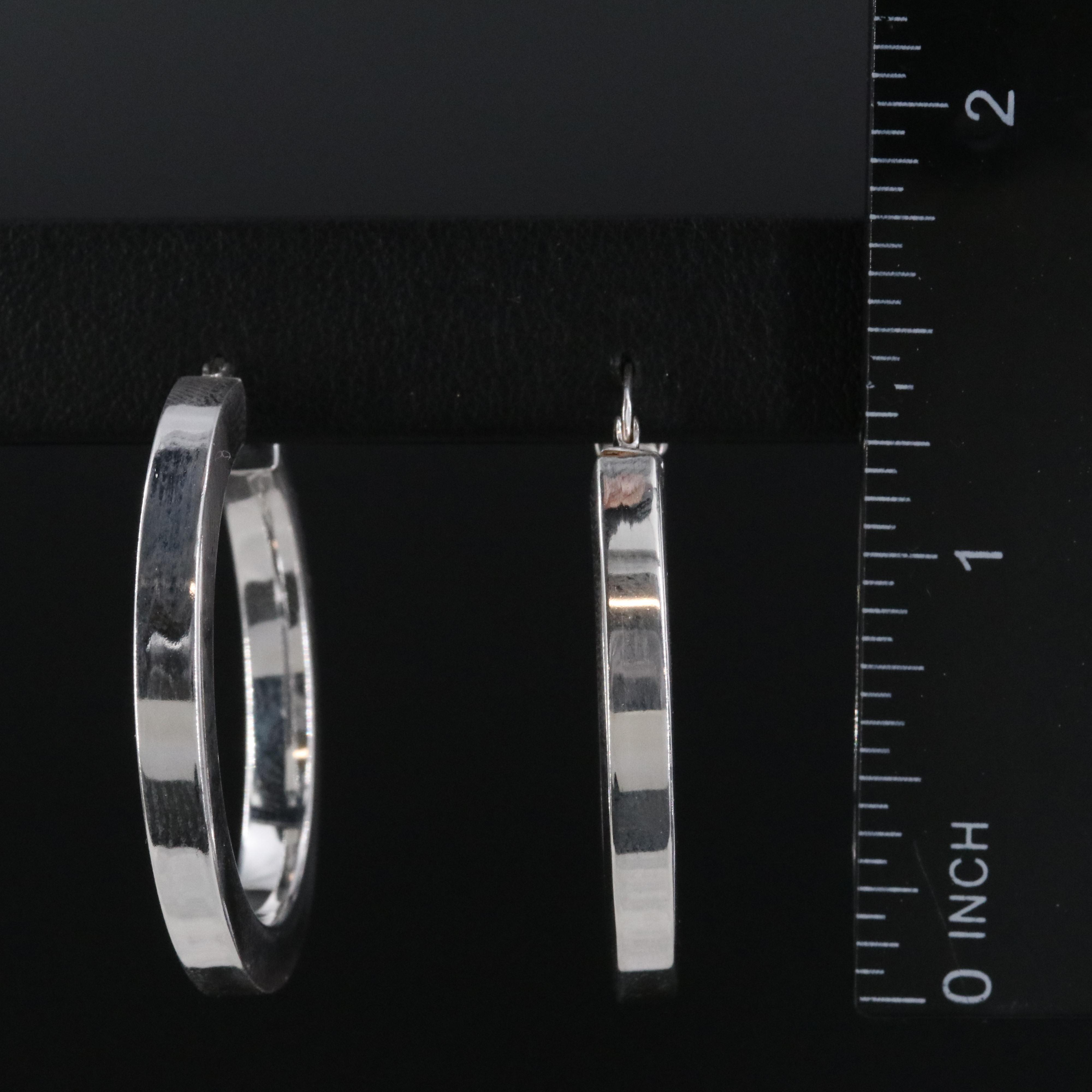 Sterling Hoop Earrings