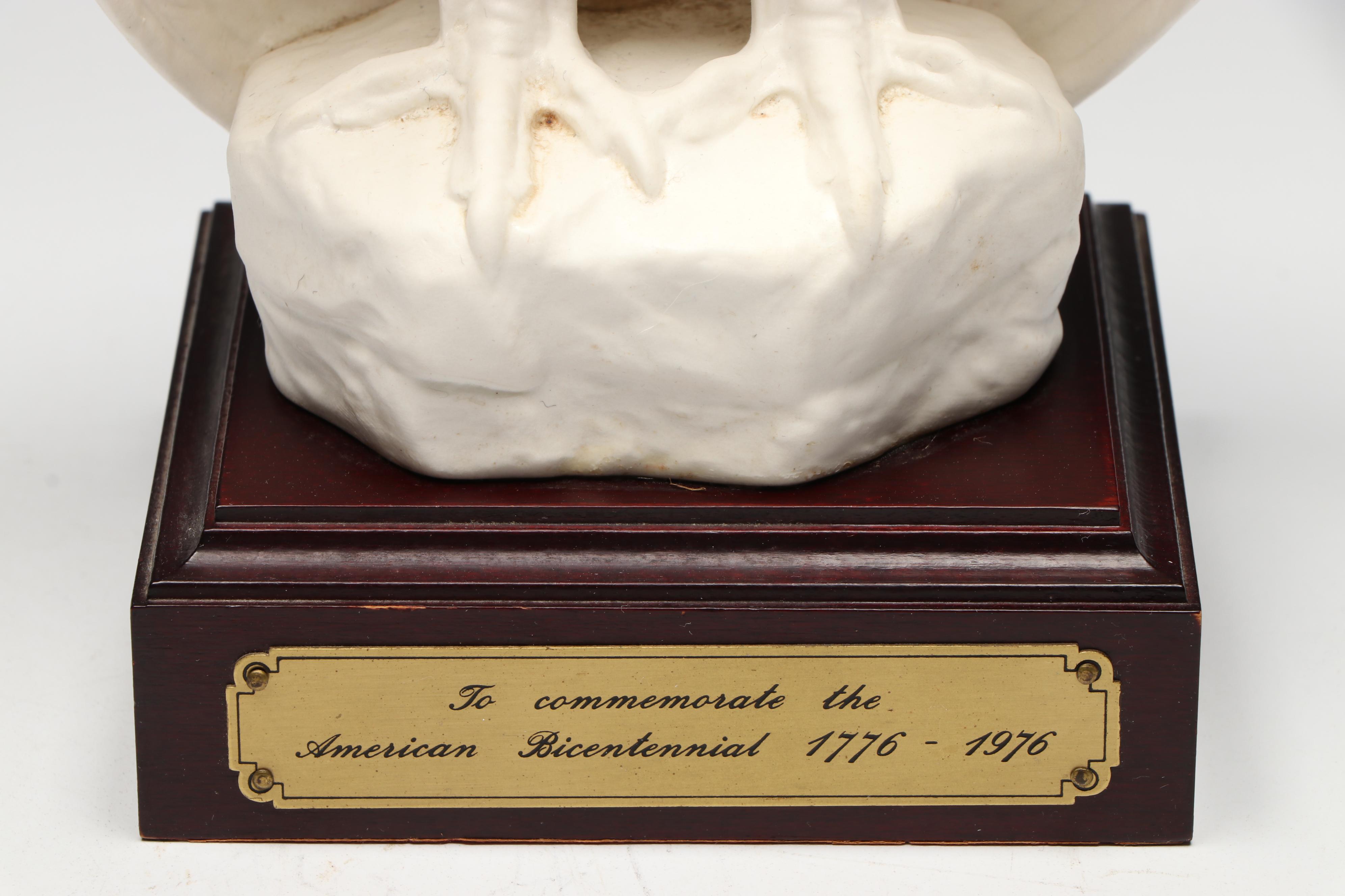 Goebel Commemorative American Bicentennial Porcelain Bald Eagle Figurine