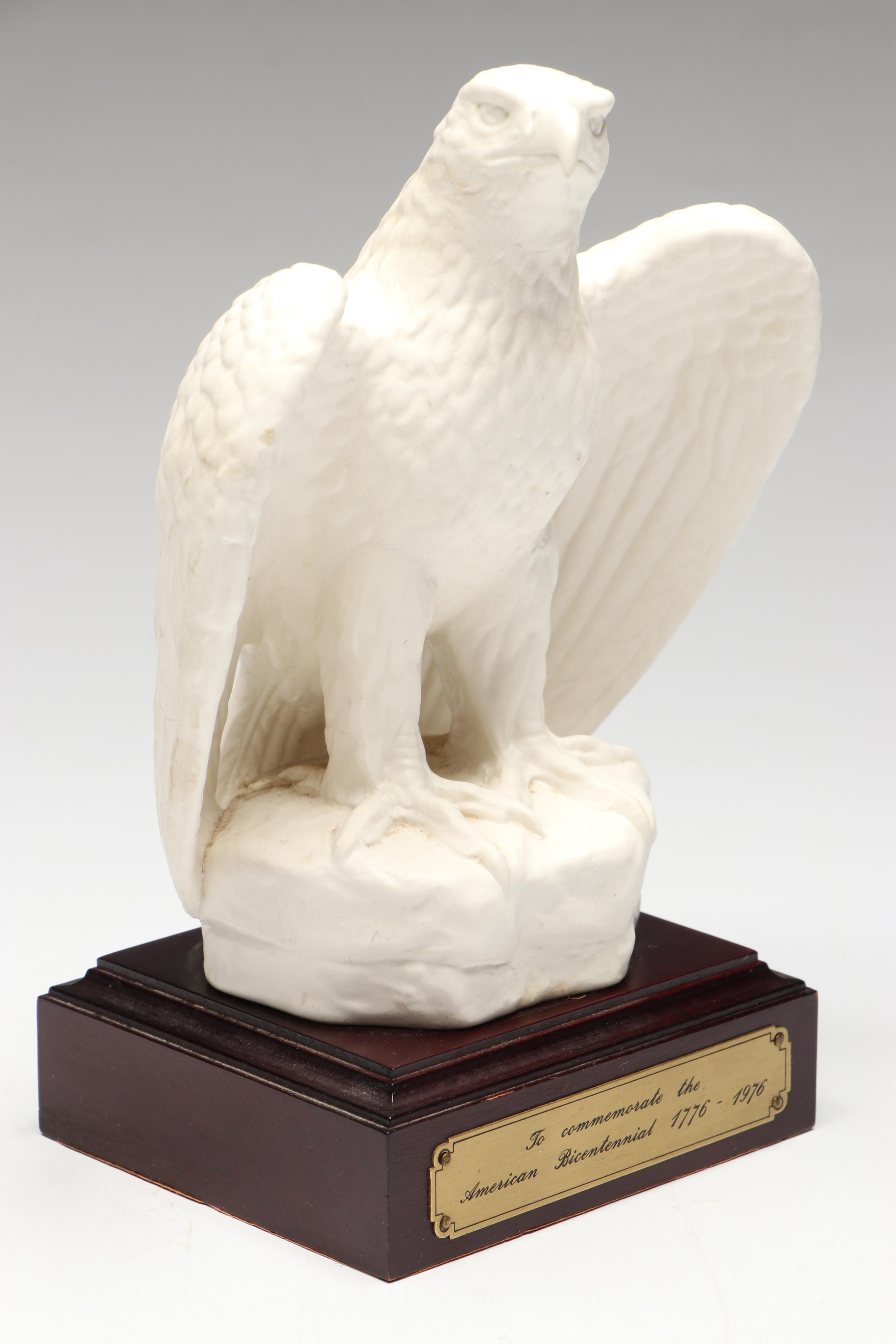 Goebel Commemorative American Bicentennial Porcelain Bald Eagle Figurine