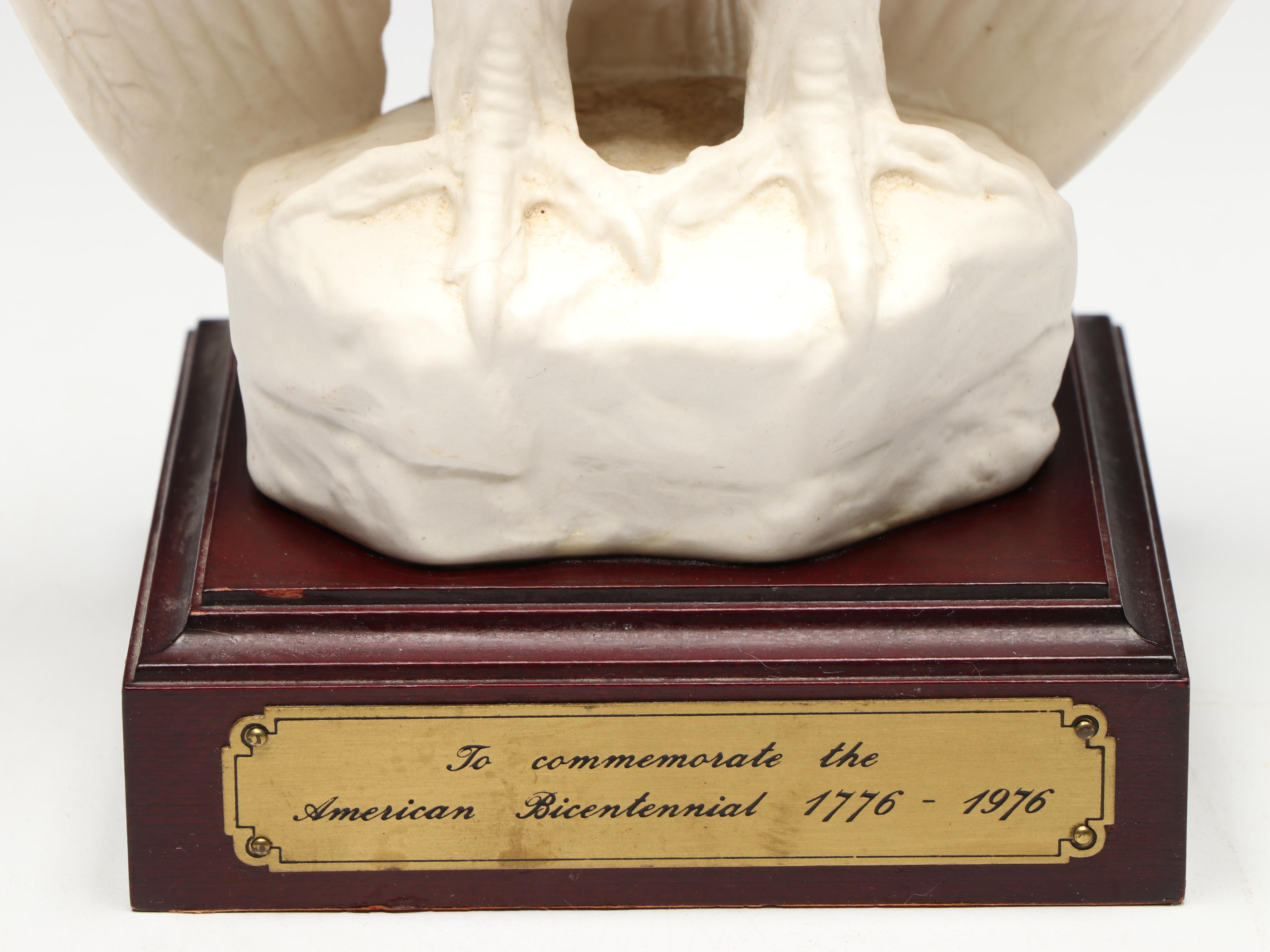 Goebel Commemorative American Bicentennial Porcelain Bald Eagle Figurine