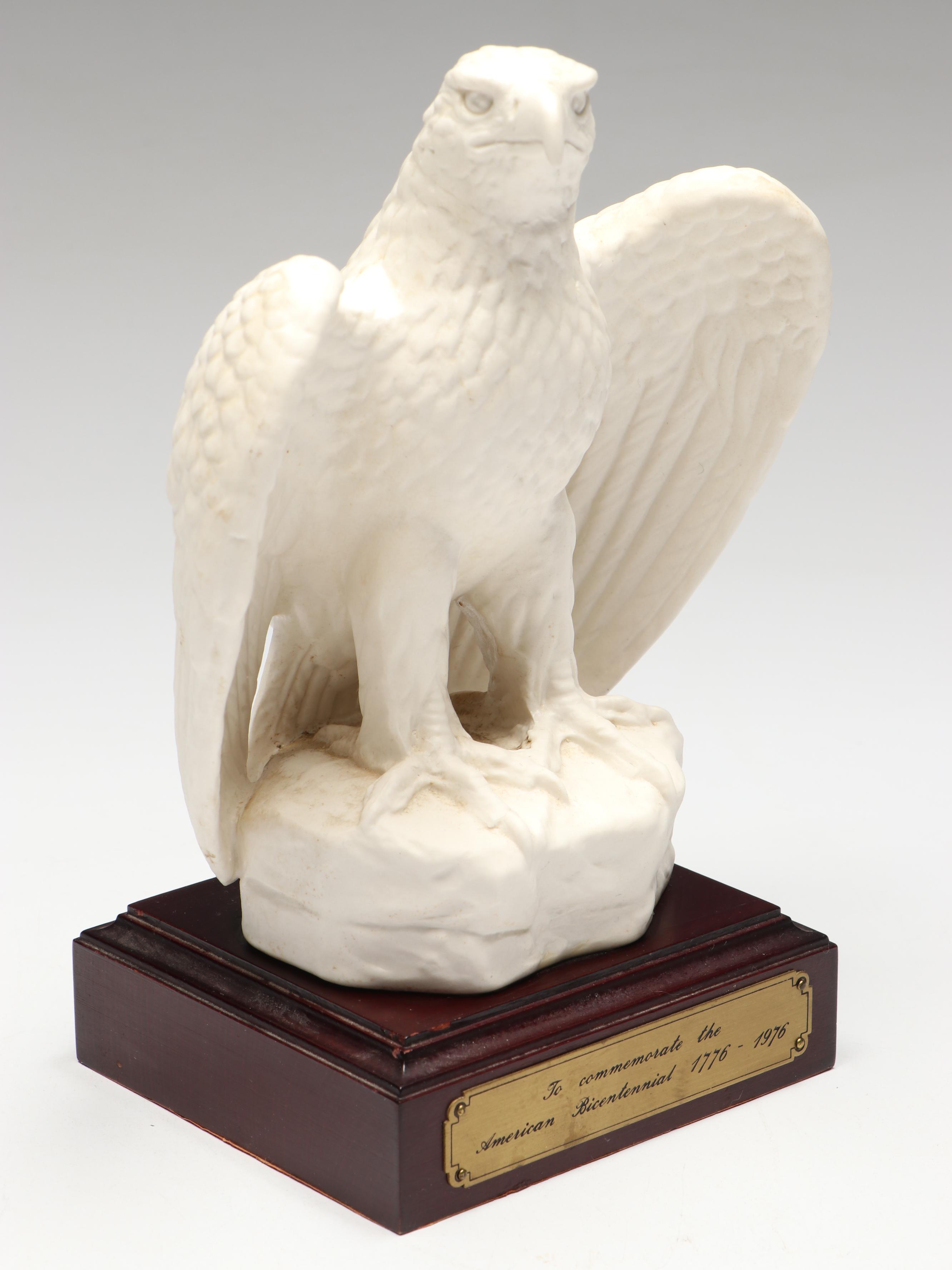 Goebel Commemorative American Bicentennial Porcelain Bald Eagle Figurine