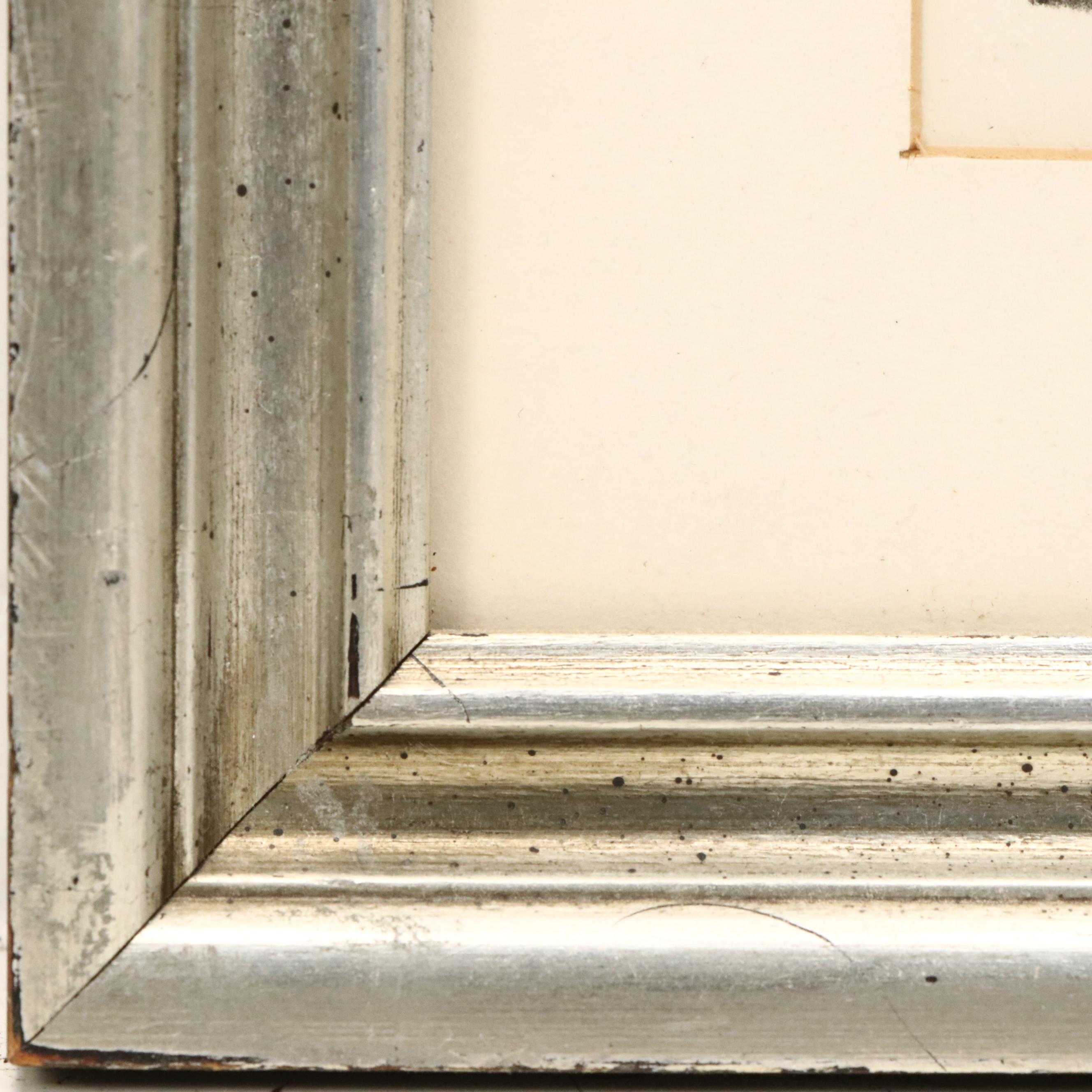 E. T. Hurley Restrike Etching "Fountain Square: Night (Cincinnati)"