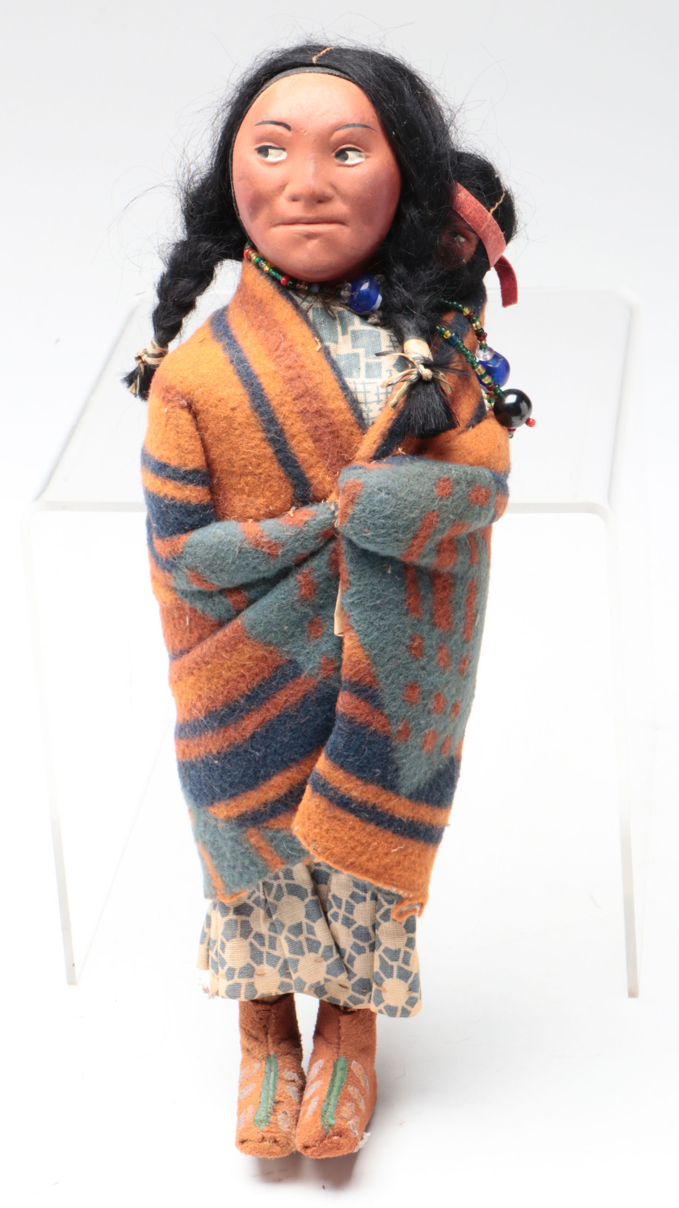 Skookum Native American Style Composite Dolls, Early 20th Century