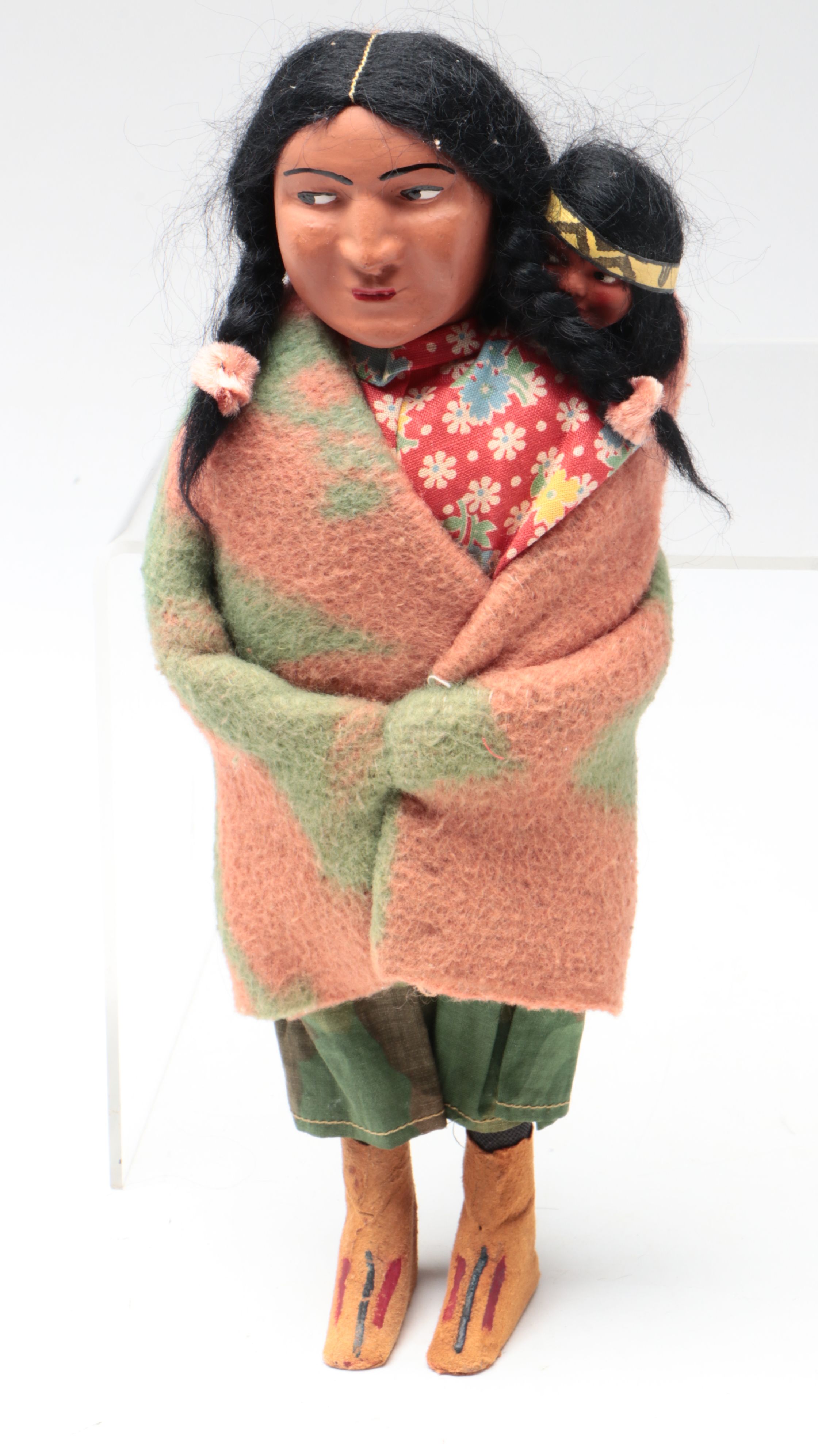 Skookum Native American Style Composite Dolls, Early 20th Century