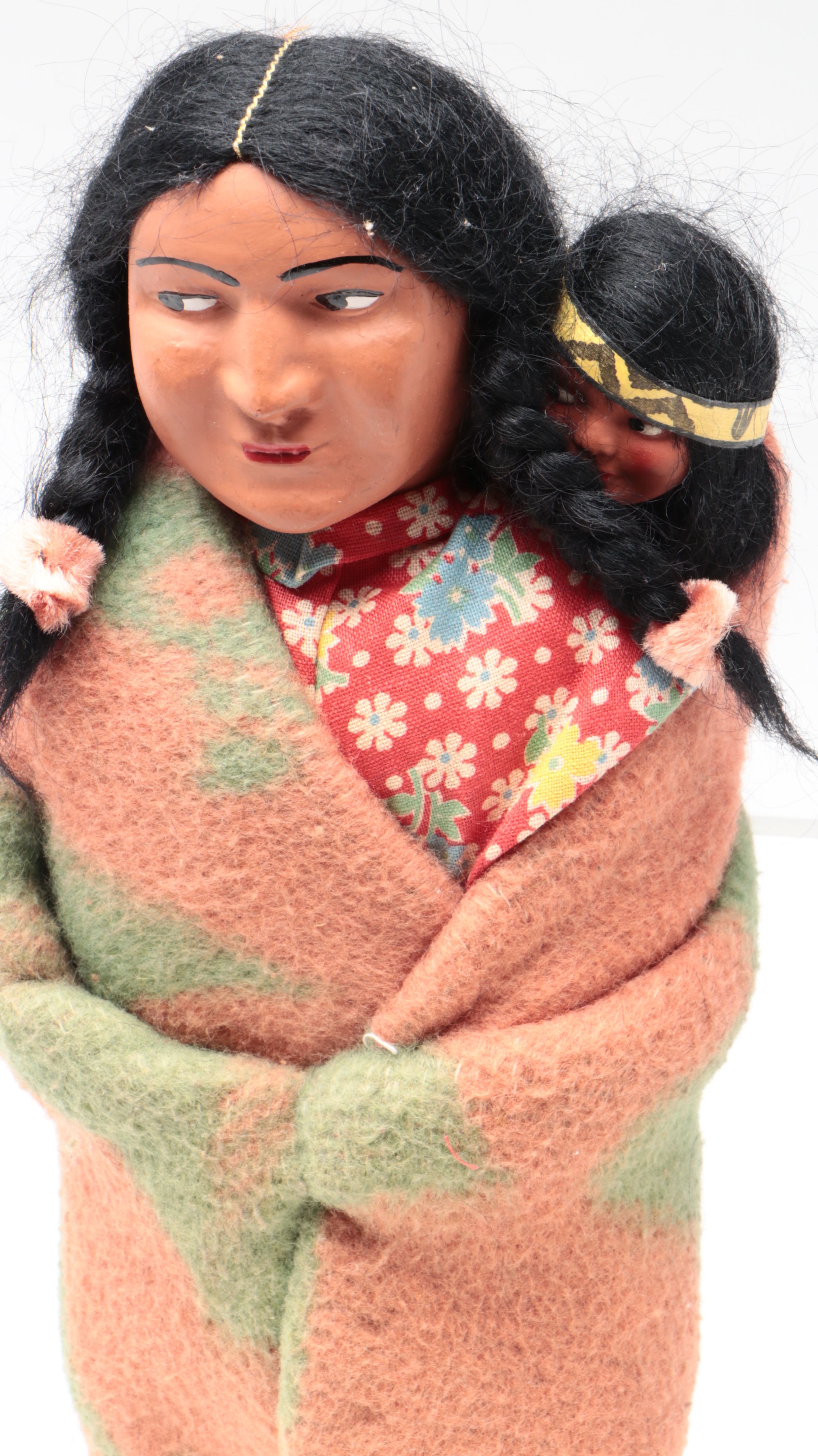 Skookum Native American Style Composite Dolls, Early 20th Century