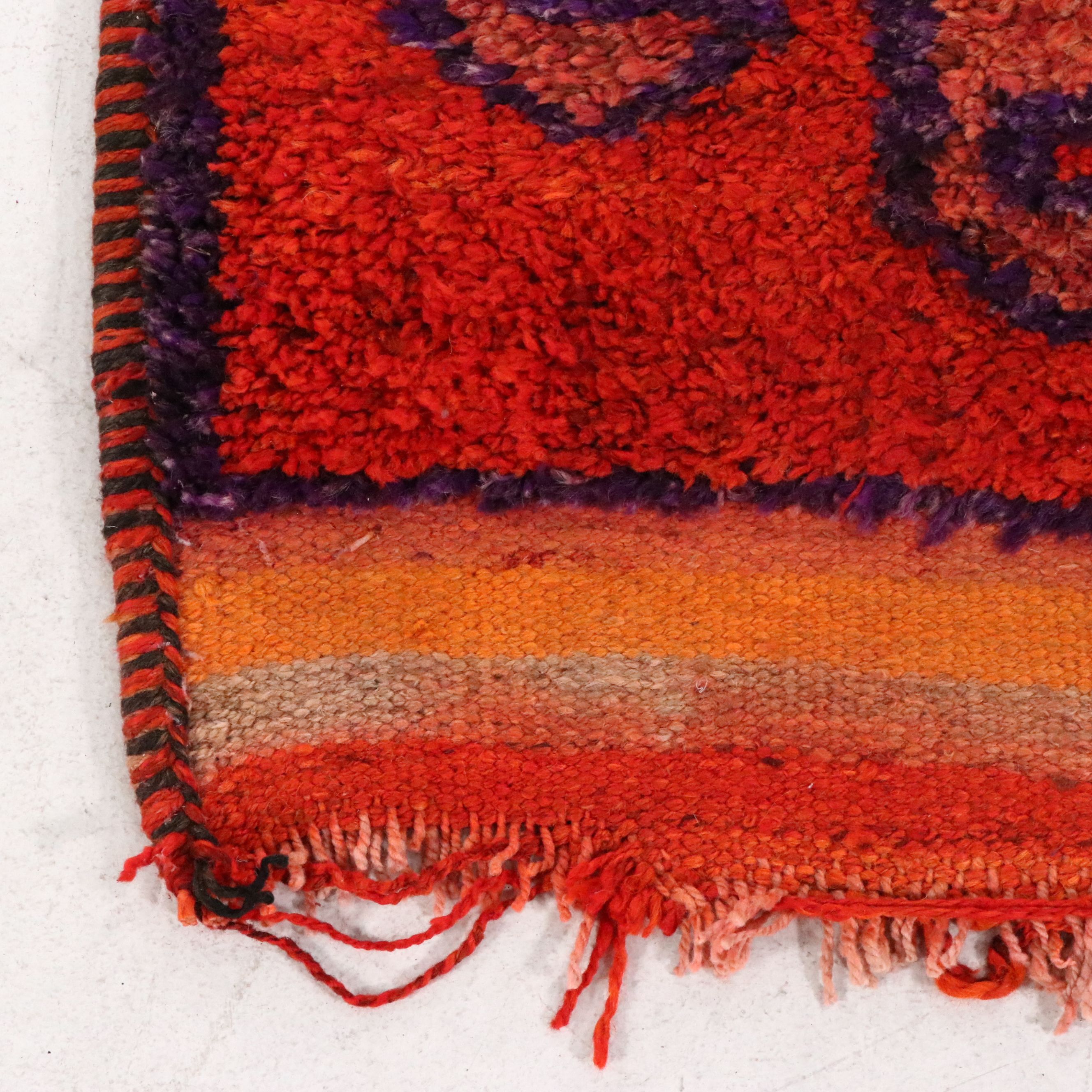 3'6 x 10'9 Hand-Knotted Turkish Village Long Rug