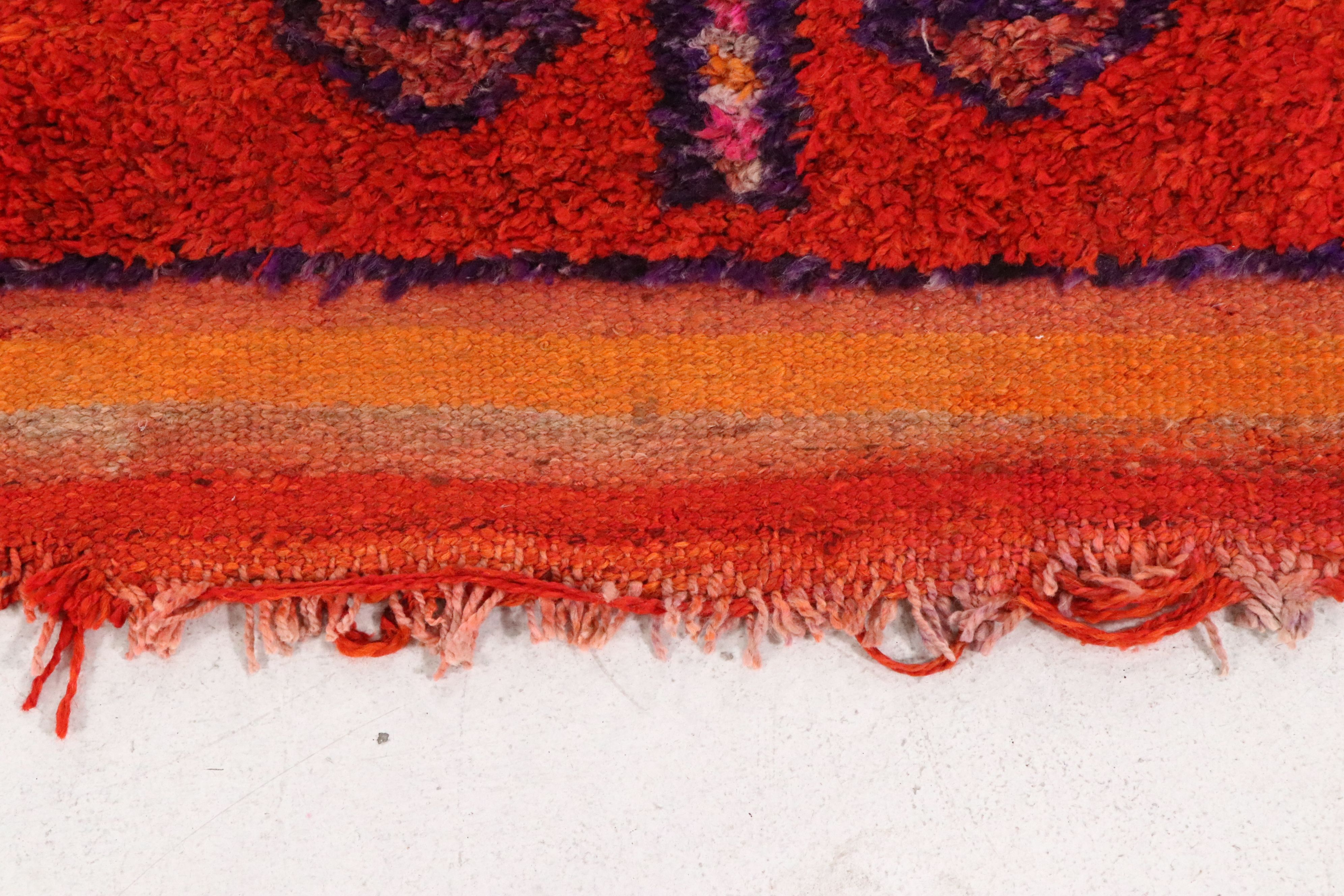 3'6 x 10'9 Hand-Knotted Turkish Village Long Rug