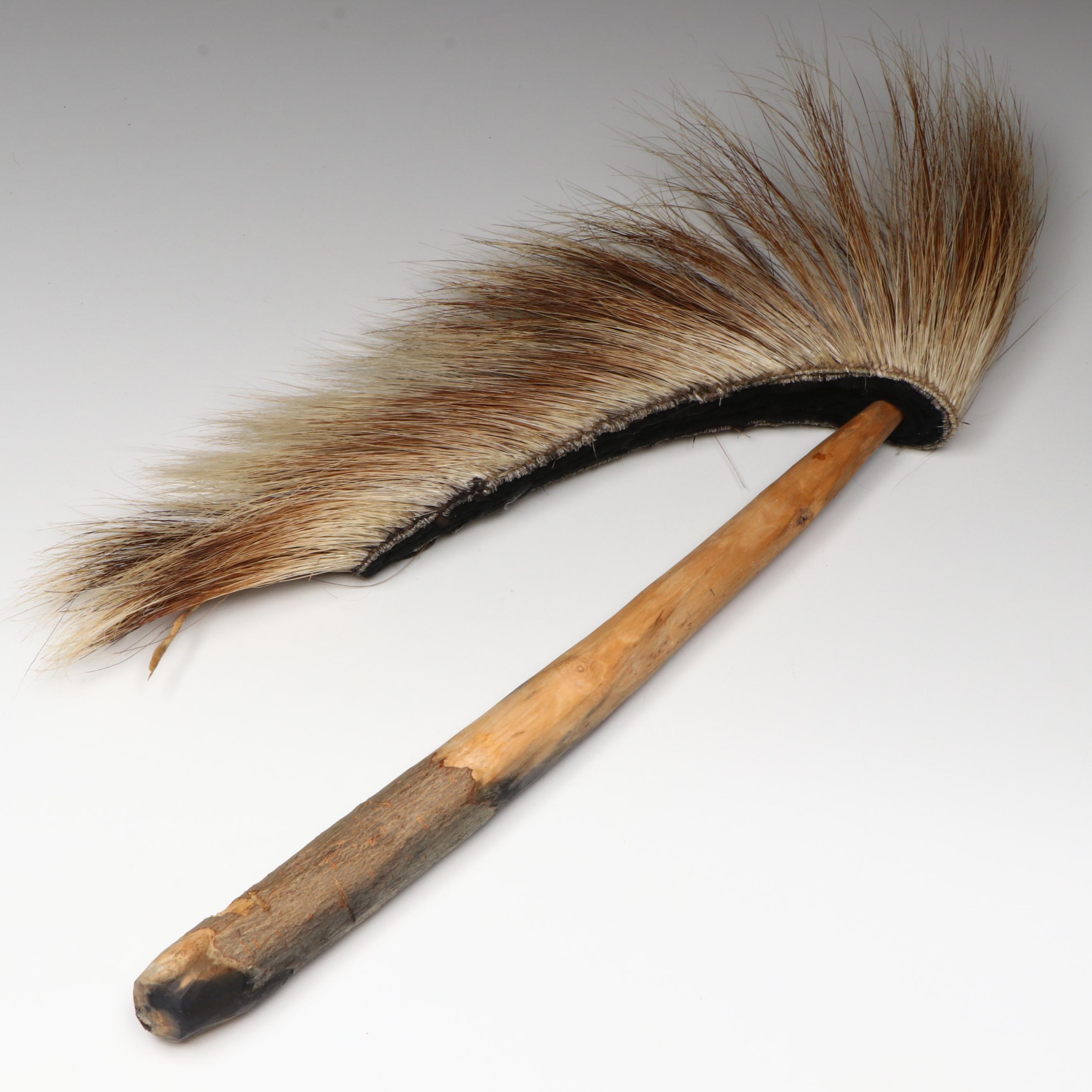 Indigenous Plains Deer and Porcupine Hair Roach