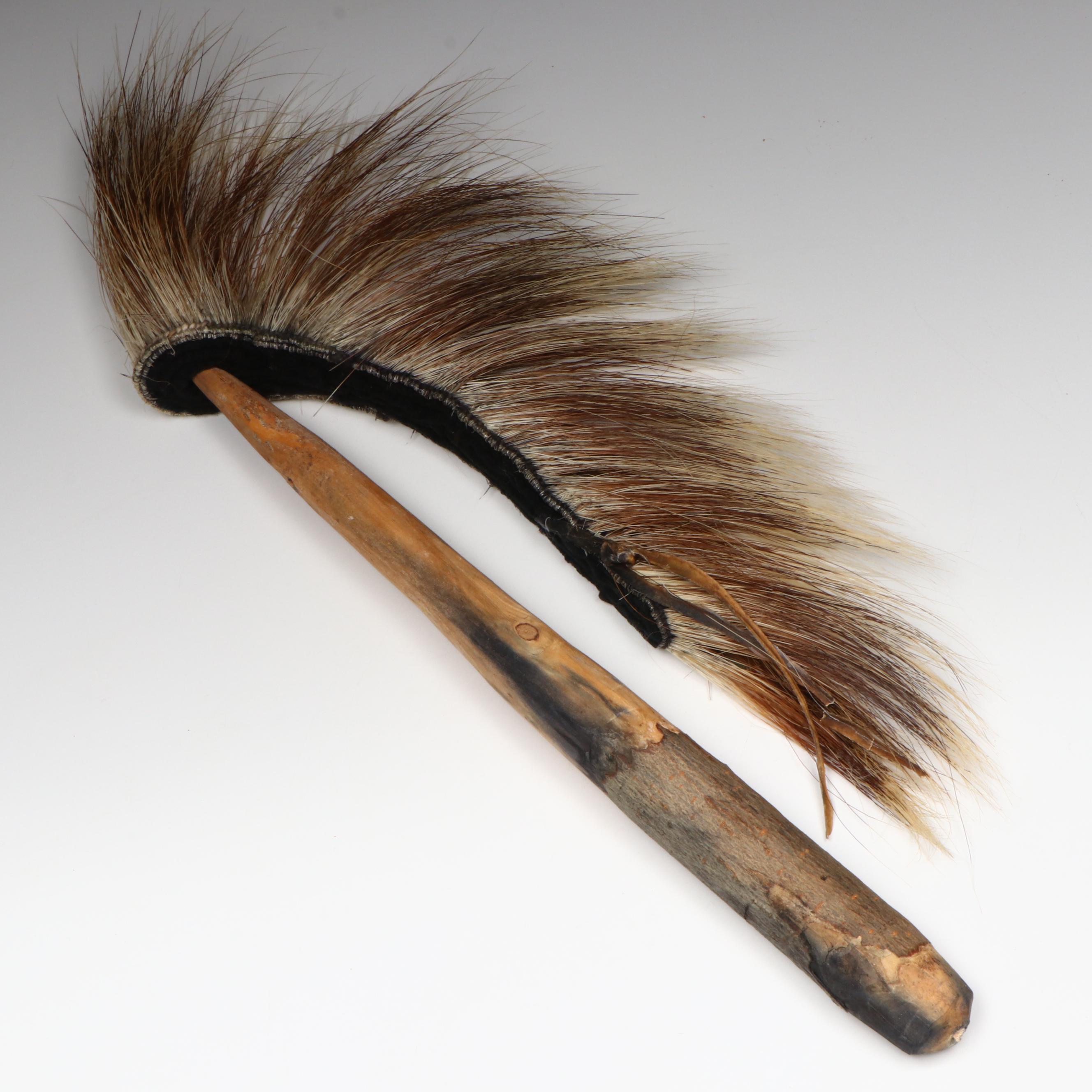 Indigenous Plains Deer and Porcupine Hair Roach