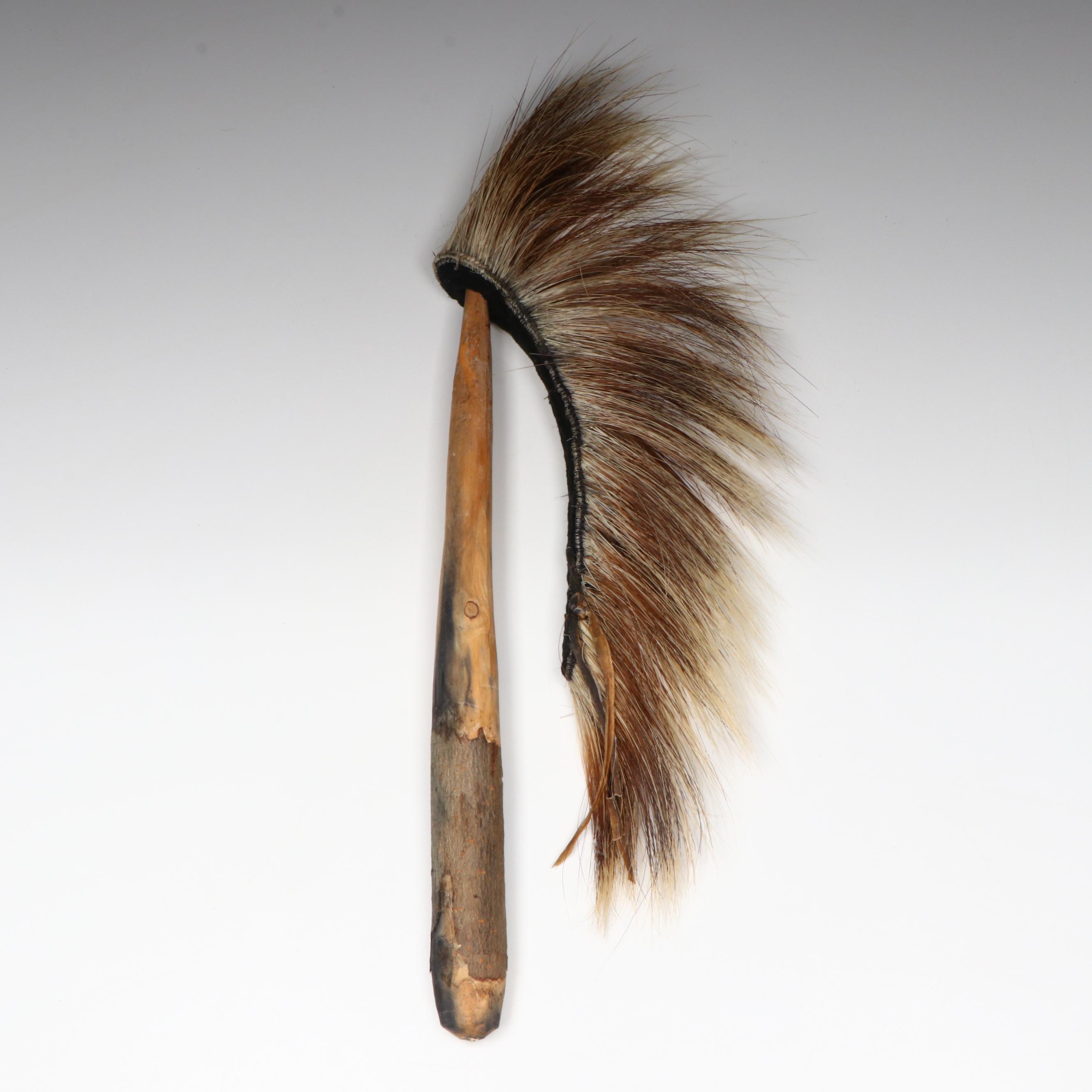 Indigenous Plains Deer and Porcupine Hair Roach