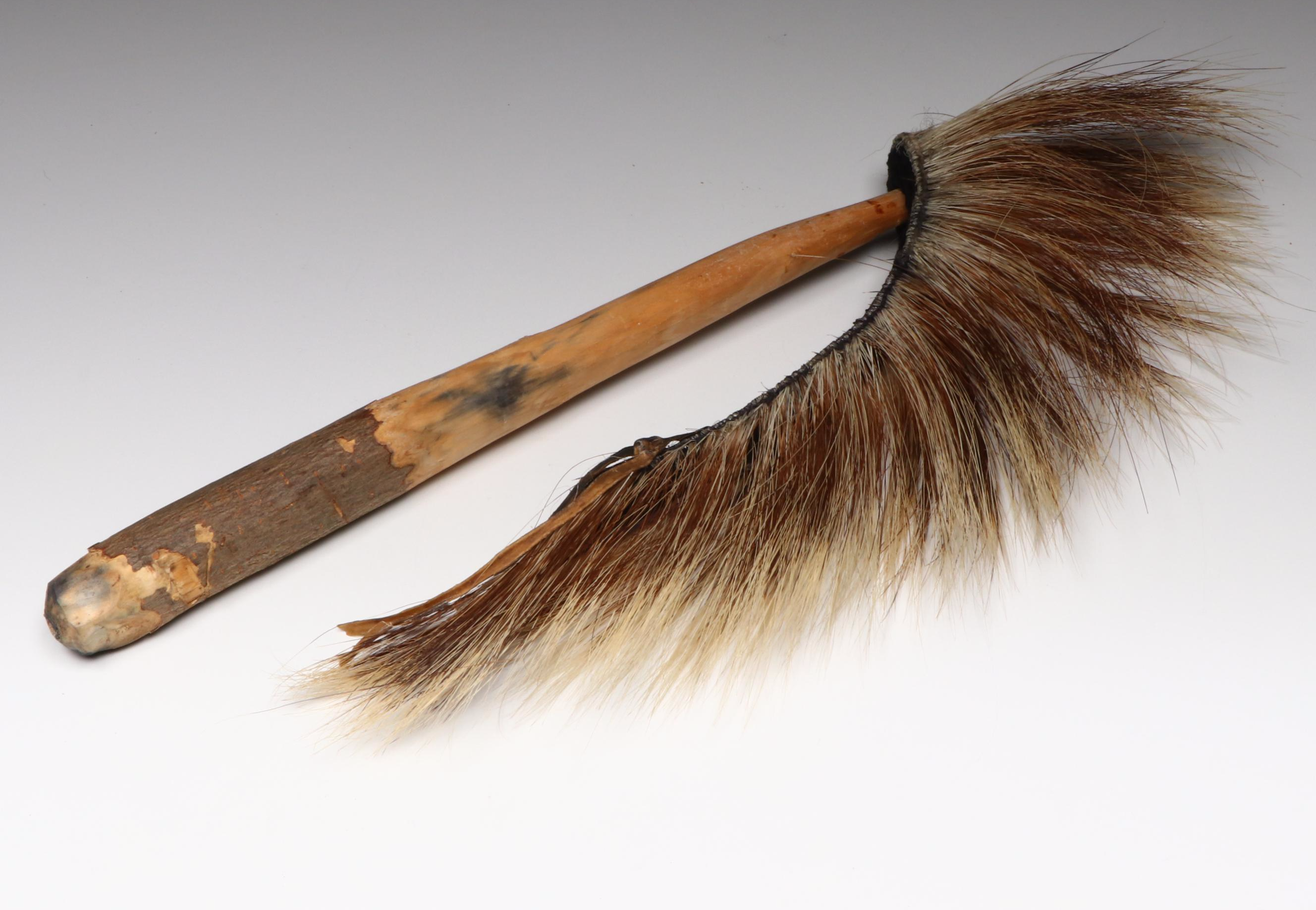 Indigenous Plains Deer and Porcupine Hair Roach