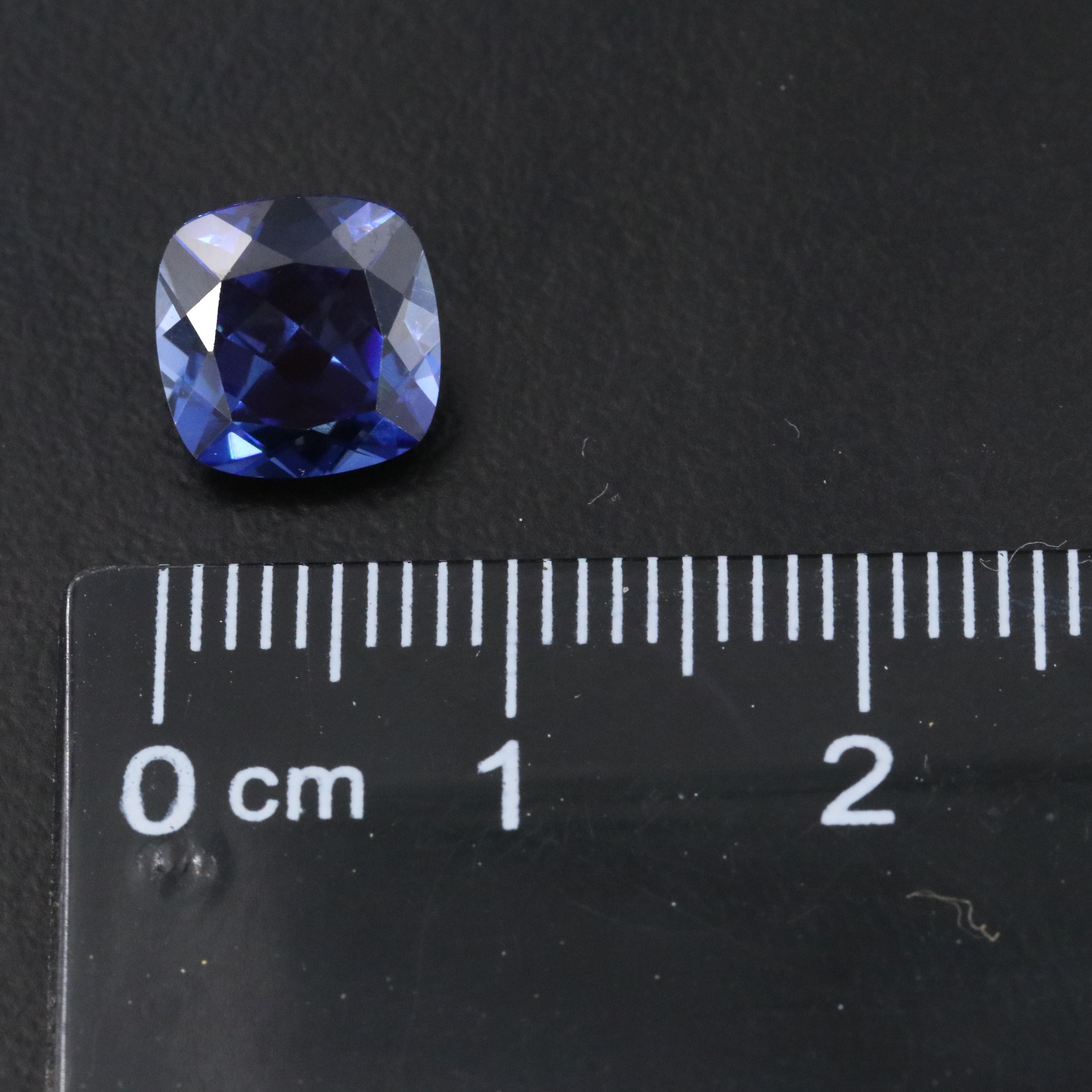 Loose 3.08 CT Lab Grown Sapphire