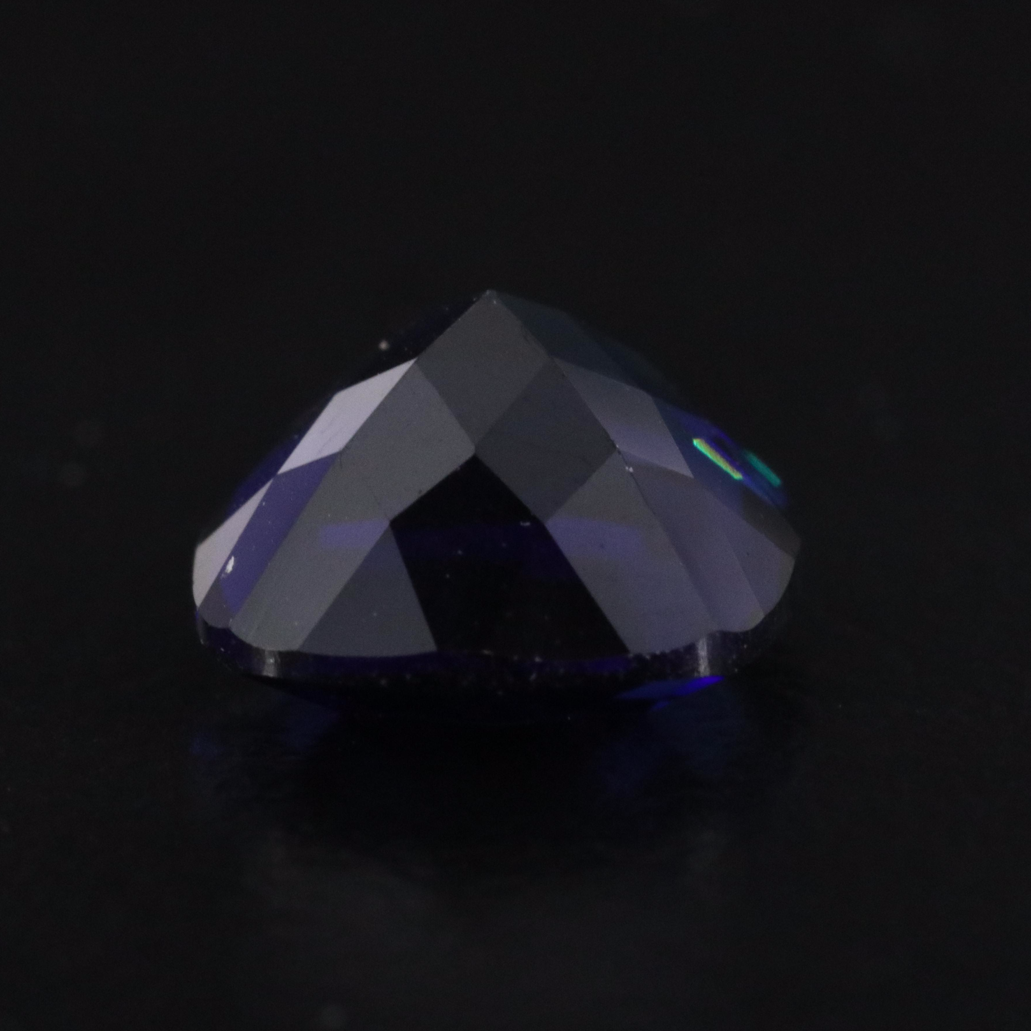 Loose 3.08 CT Lab Grown Sapphire