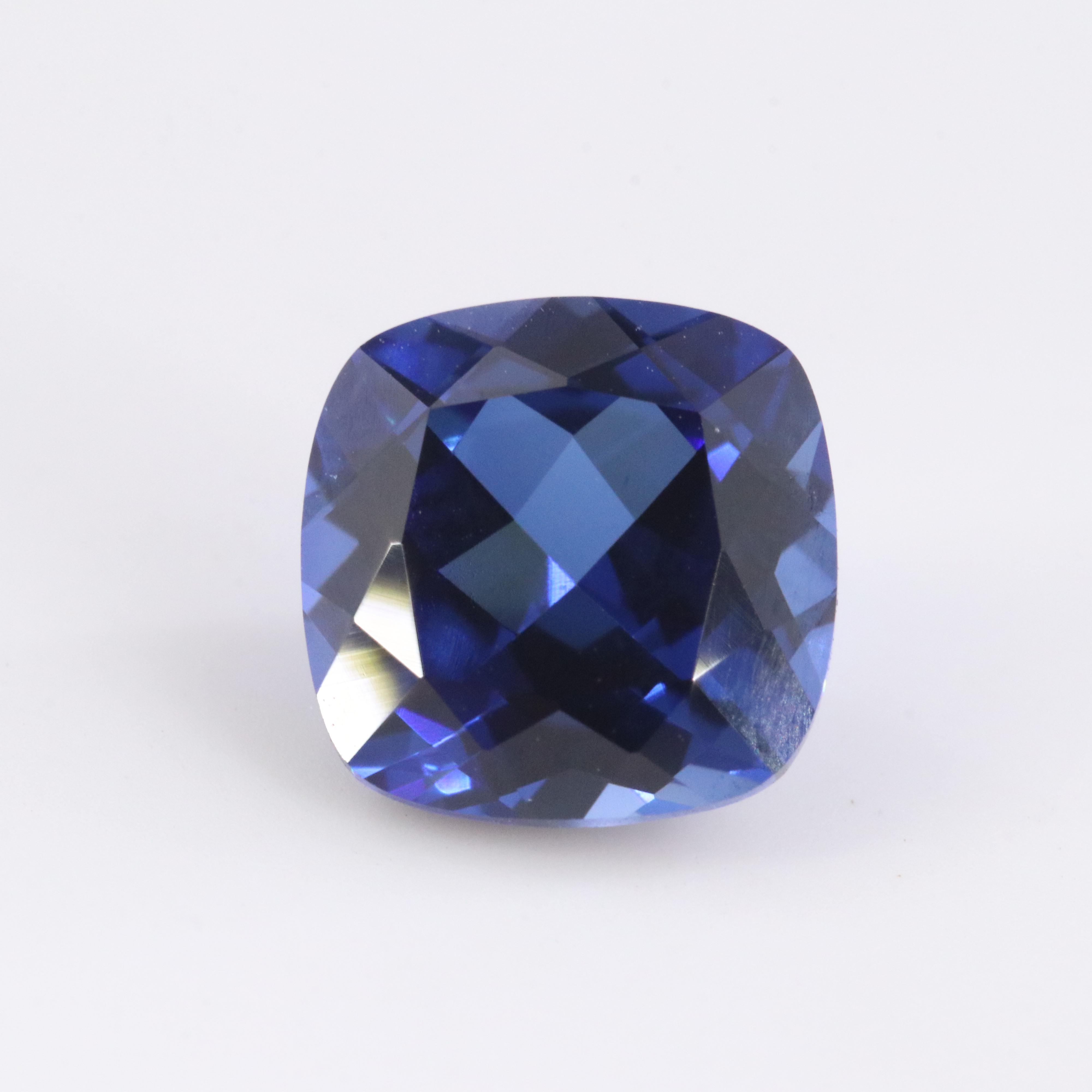 Loose 3.08 CT Lab Grown Sapphire