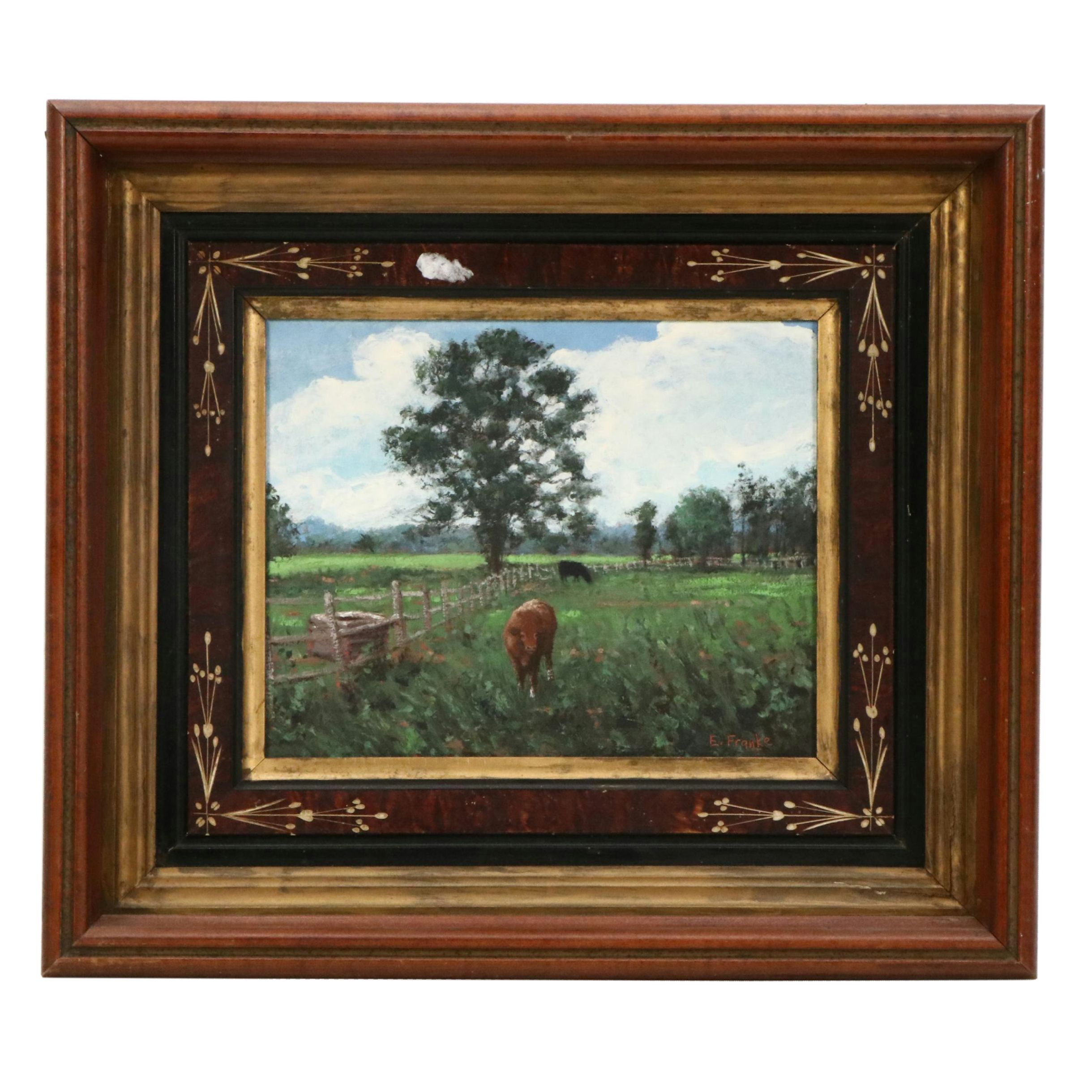 Eric Franke Oil Painting "Kentucky Pasture"