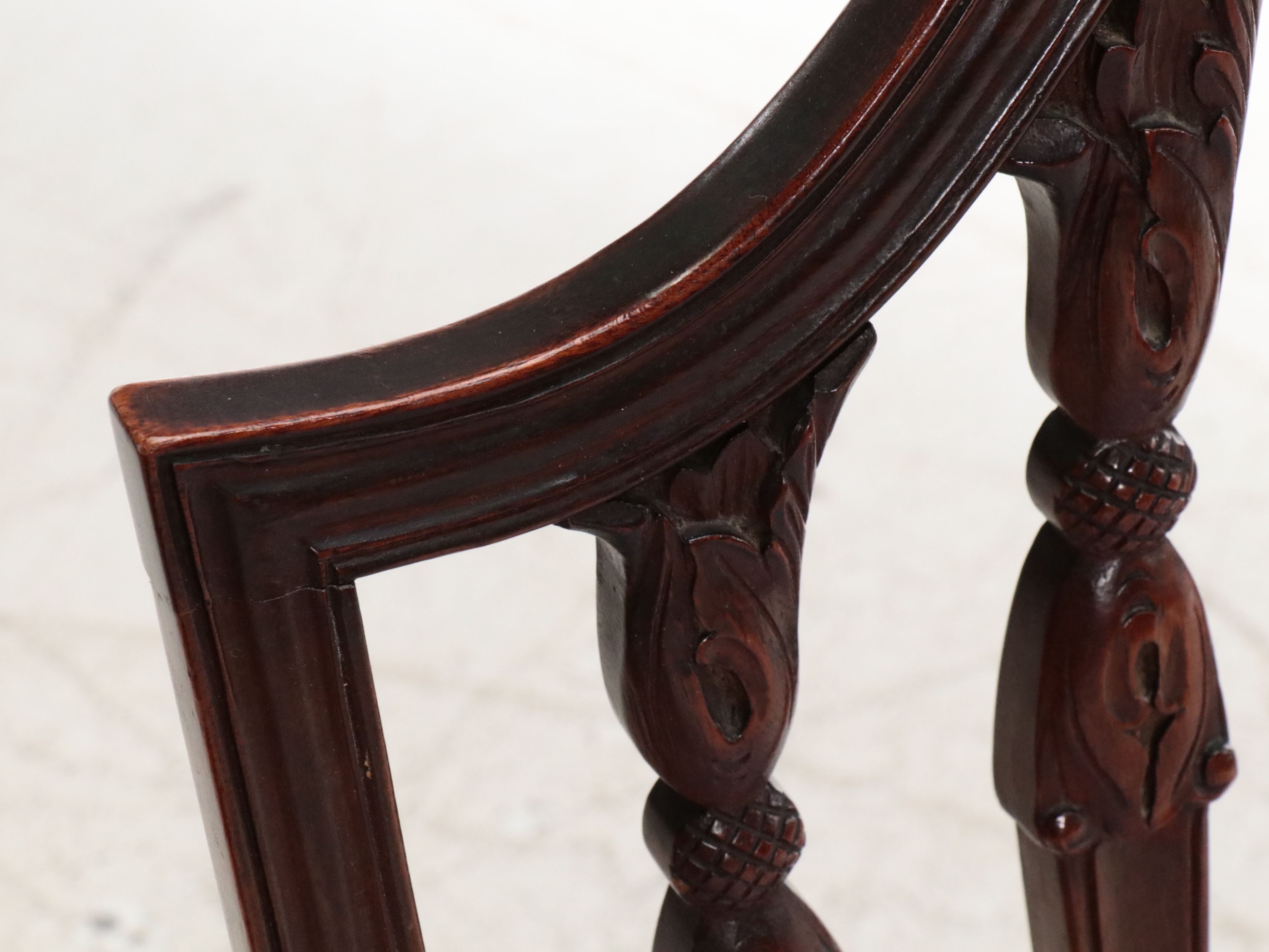 Set of Eight Hepplewhite Style Mahogany Shield Back Chairs, 20th Century