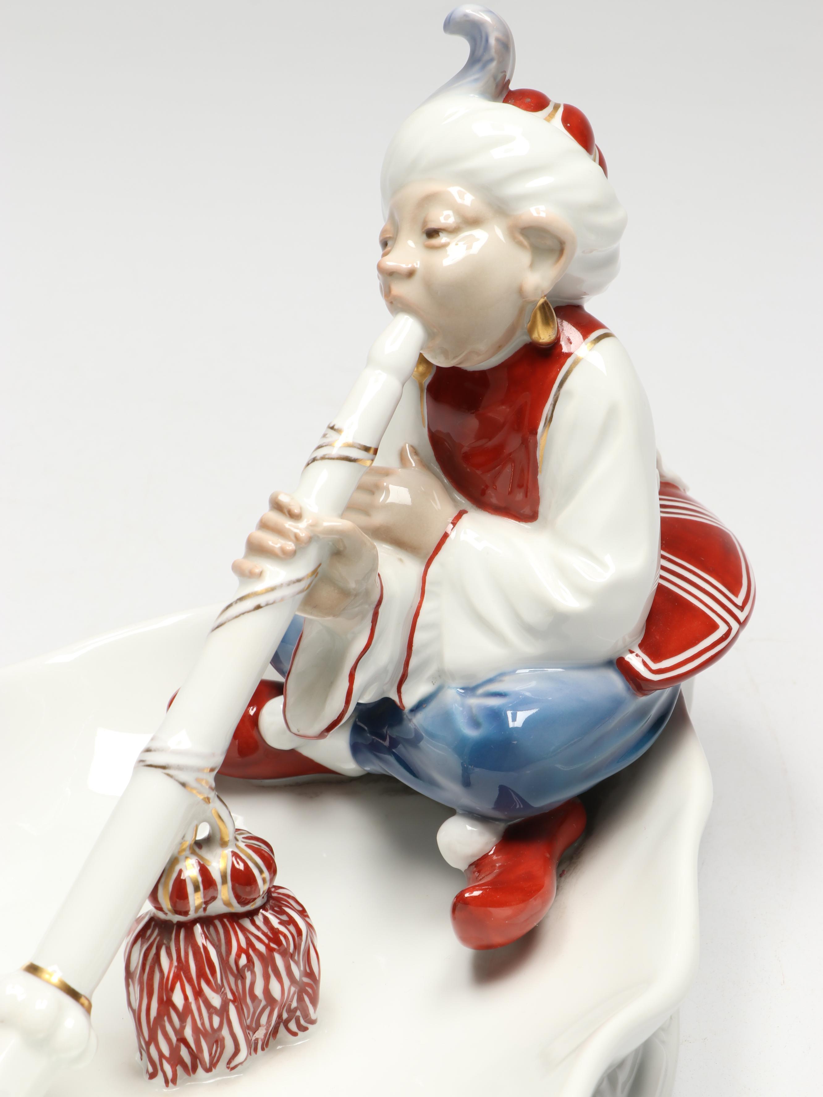 Karl Himmelstoss for Rosenthal Porcelain Figural Bowl