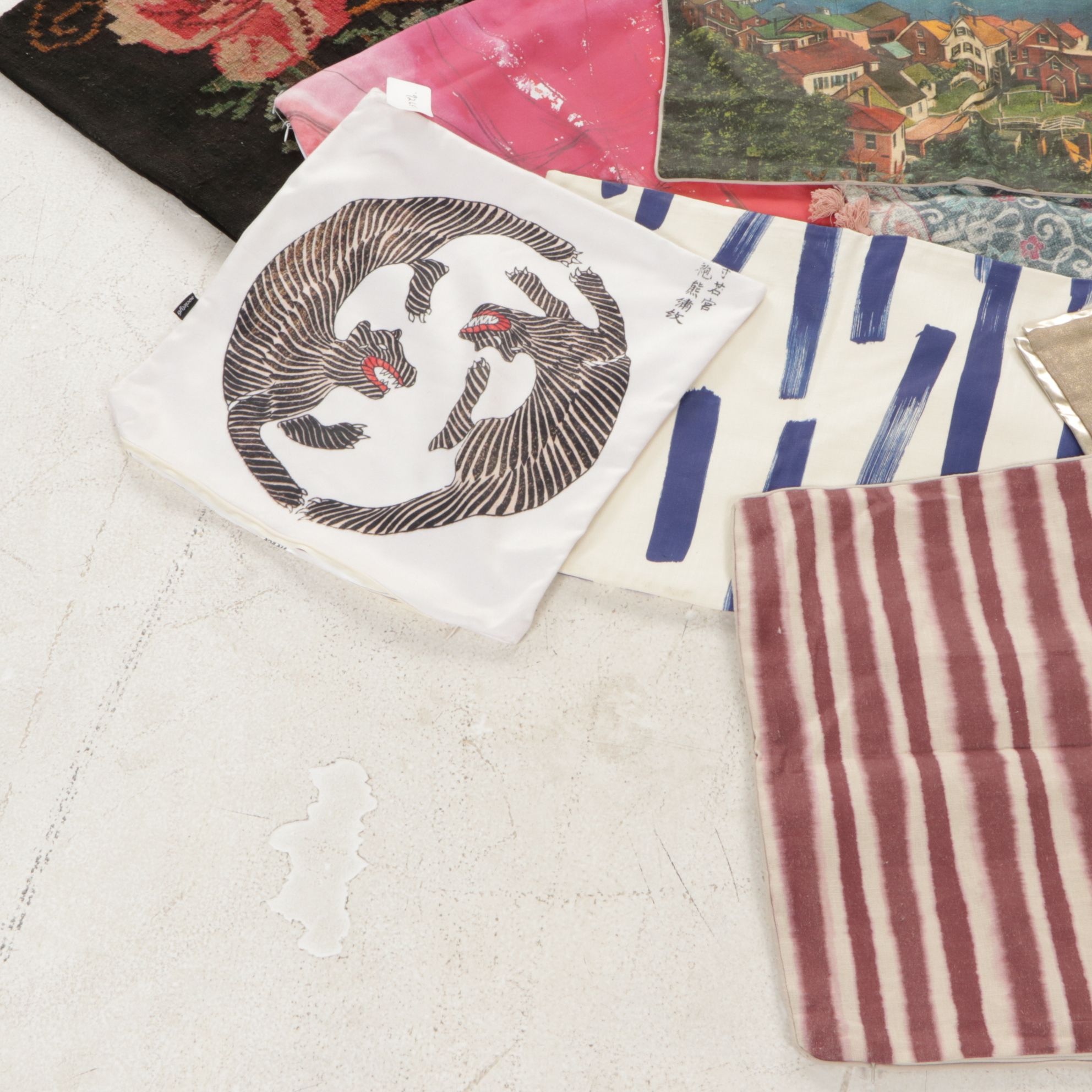 Jacquard & Other Assorted Print, Tapestry Accent Pillow Covers